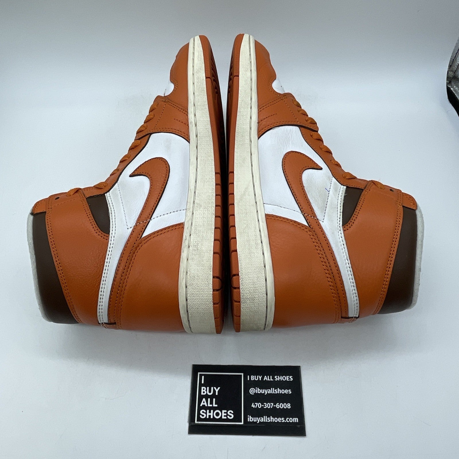 Size 12W - Jordan 1 Retro High OG Starfish Orange White Leather (DO9369-101)