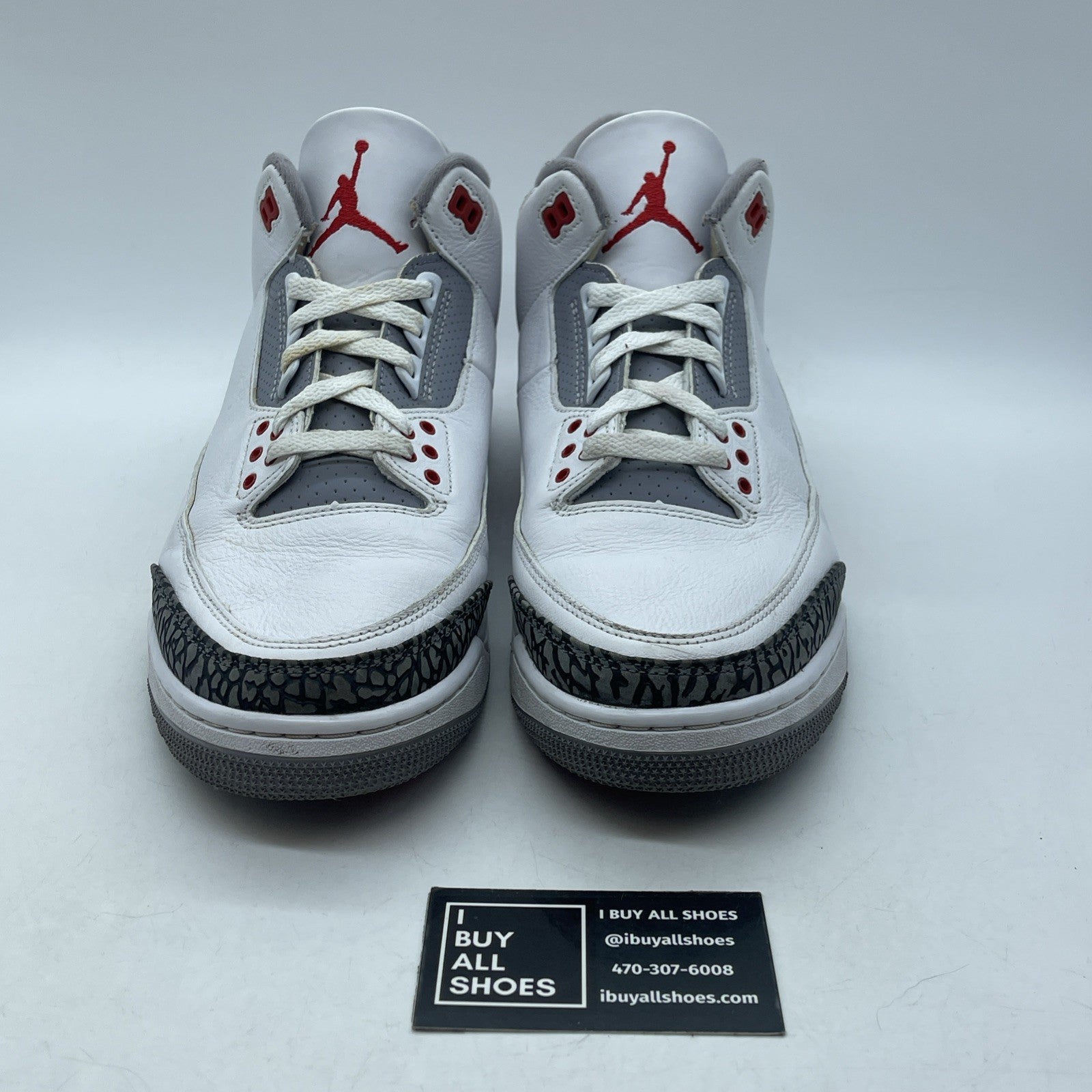 Size 11.5 - Jordan 3 Retro Mid Fire Red White Grey Suede (DN3707-160)