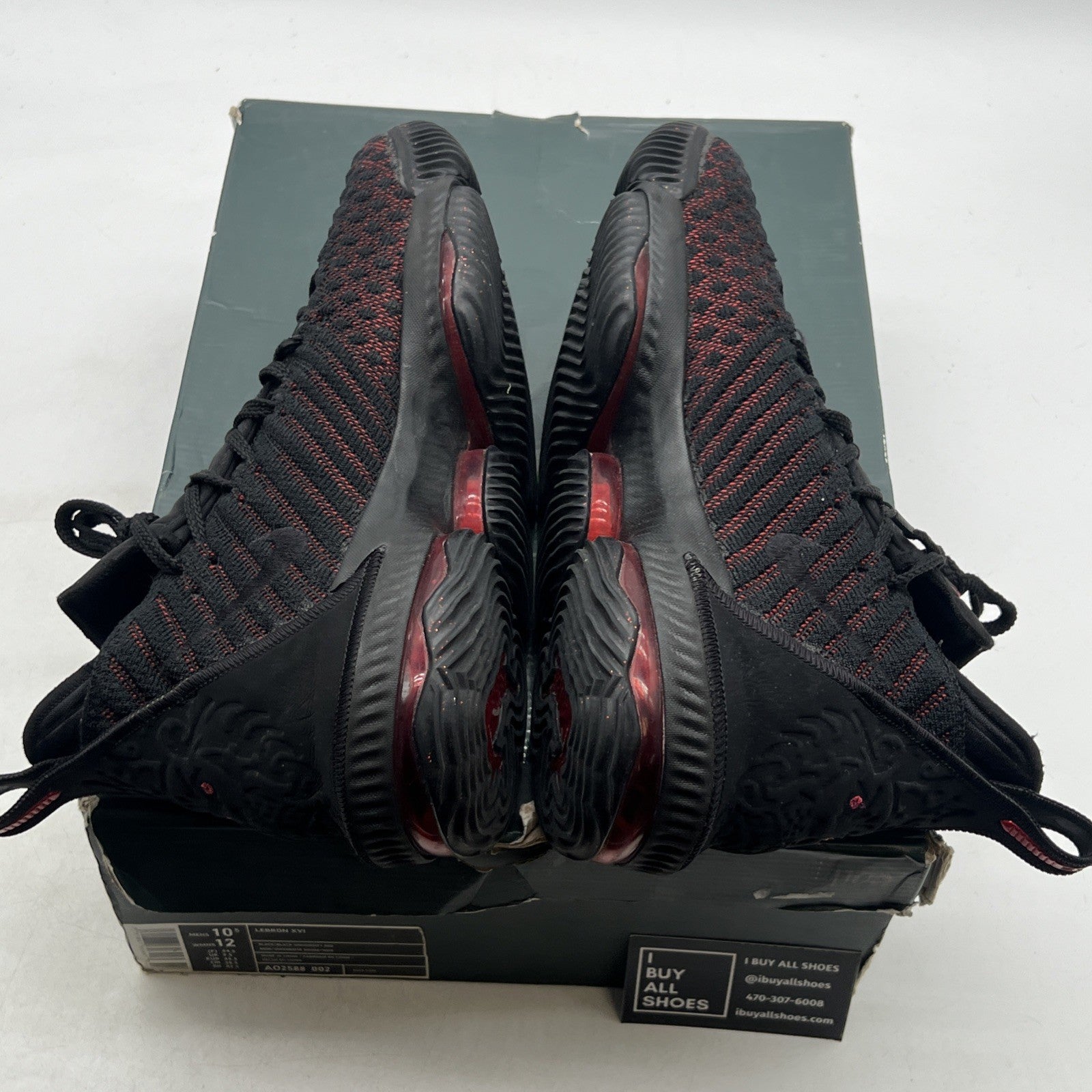 Size 10.5 - Nike LeBron 16 Fresh Bred (AO2588-002)