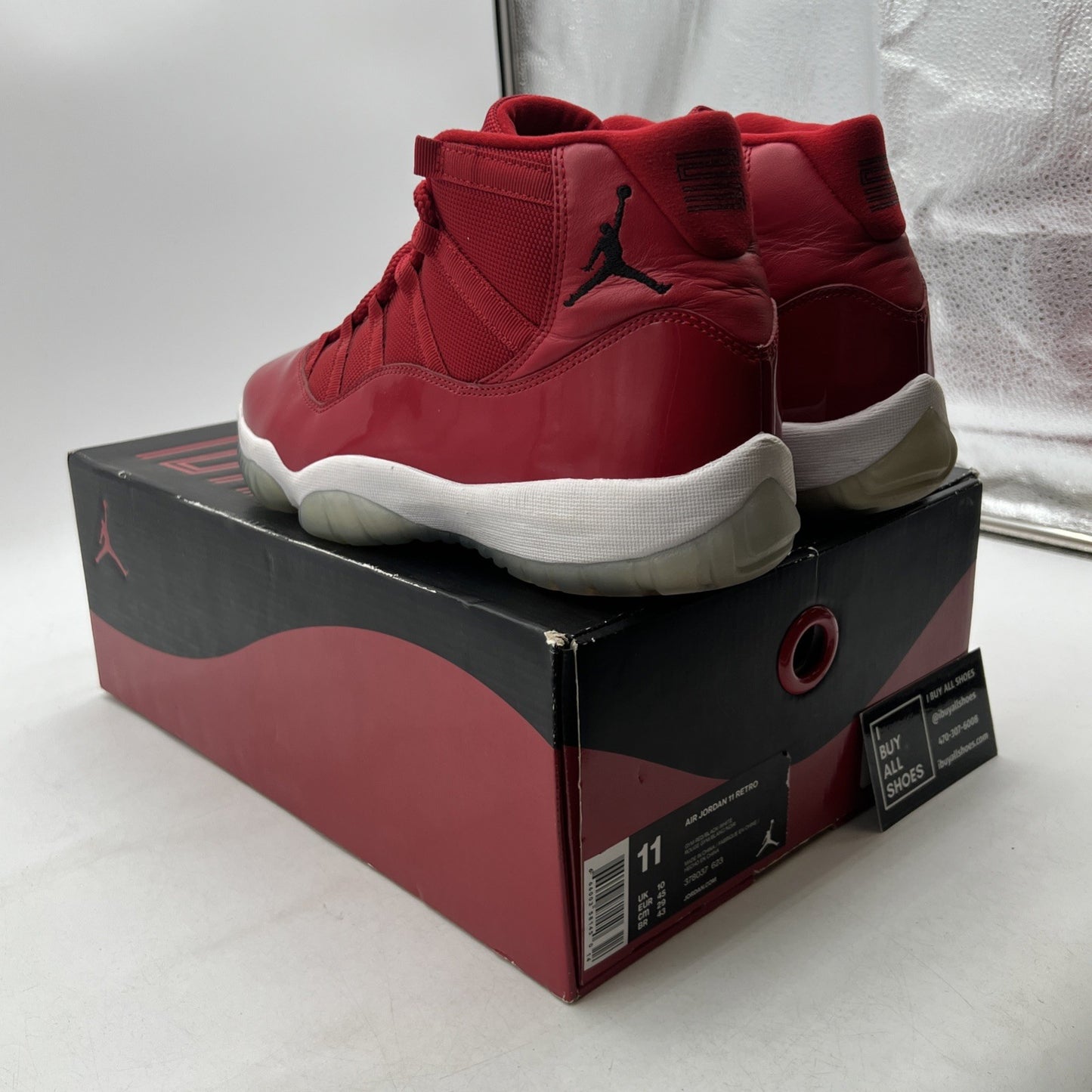 Size 11 - Air Jordan 11 Retro High Win Like '96 (378037-623)