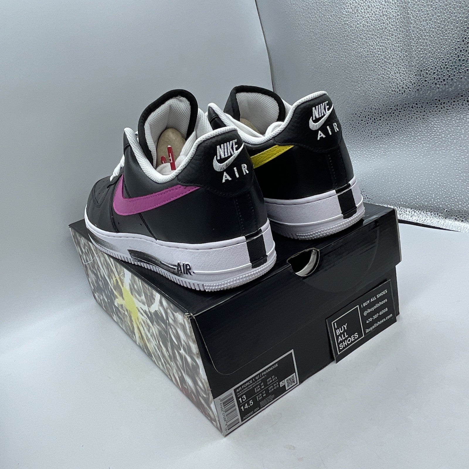 Size 13 - Nike G-Dragon x Air Force 1 '07 Para-Noise 3.0 (AQ3692-004)