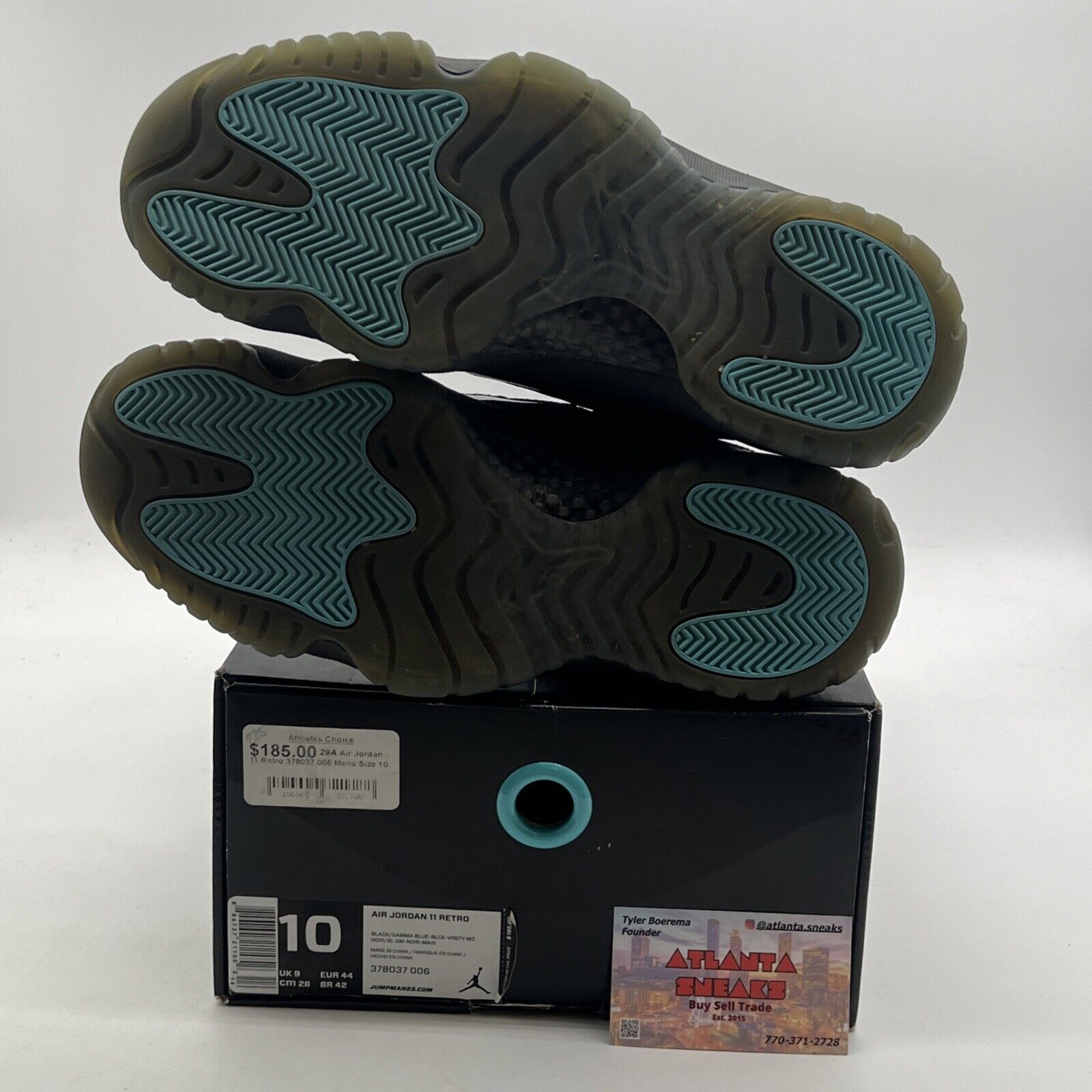 Size 10 - Air Jordan 11 Retro High Gamma Blue (378037-006)