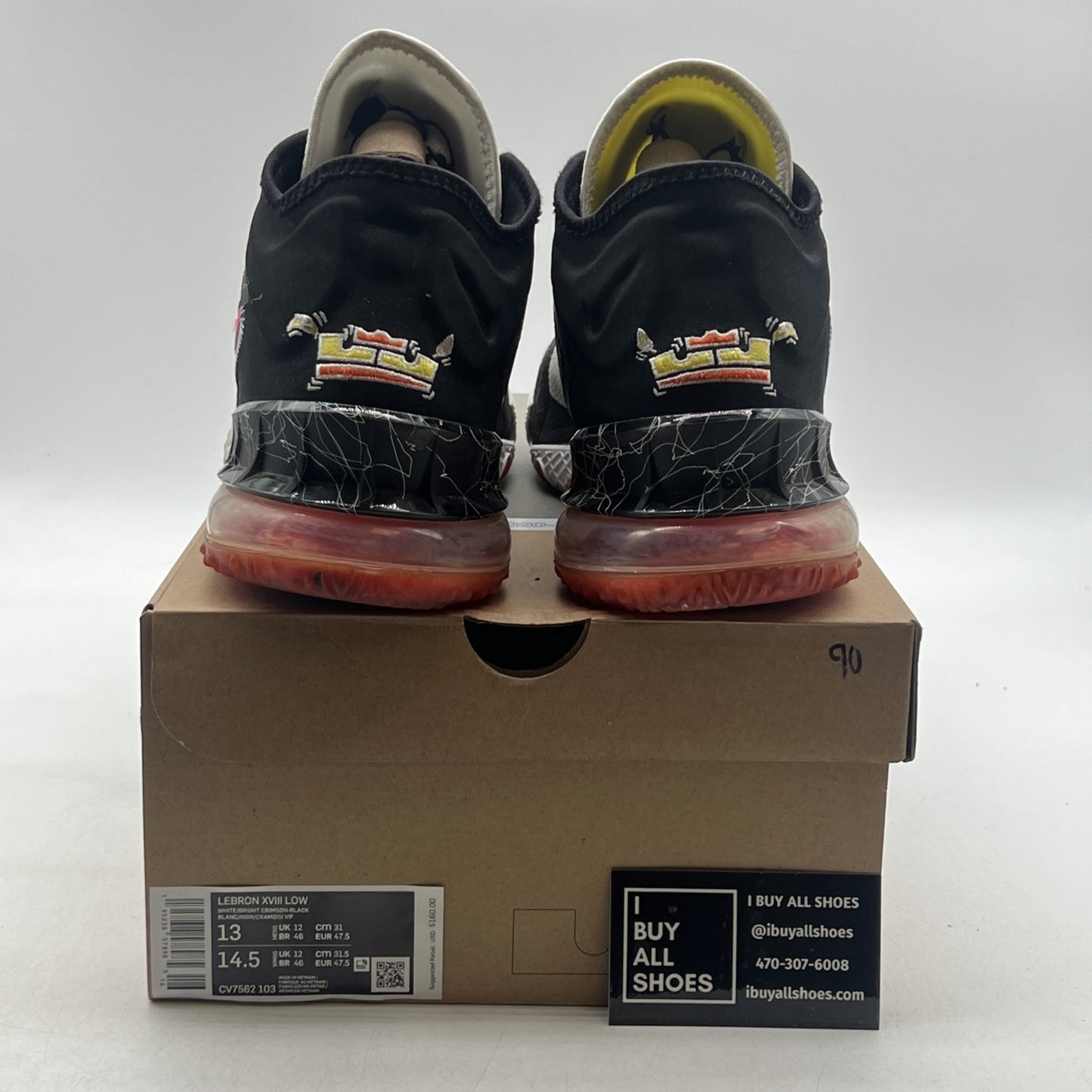 Size 13 - Nike Space Jam x LeBron 18 Low Sylvester x Tweety (CV7562-103)