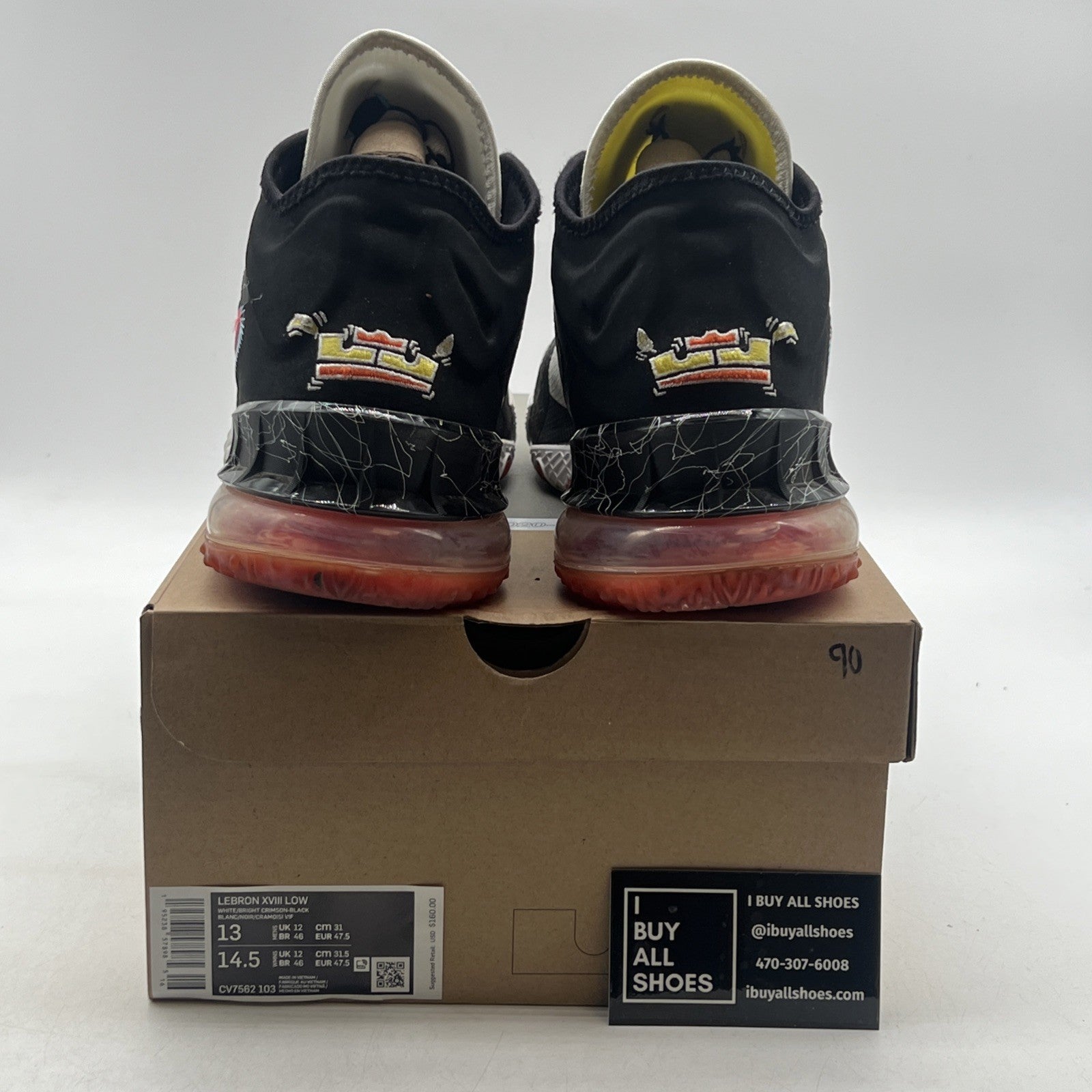 Size 13 - Nike Space Jam x LeBron 18 Low Sylvester x Tweety (CV7562-103)