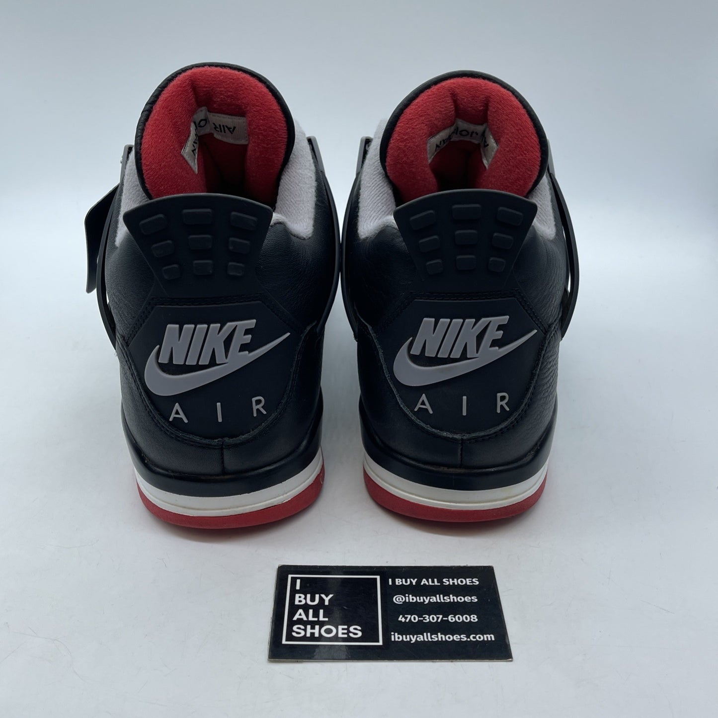 Size 11.5 - Jordan 4 Retro OG Mid Bred 2019 Black Leather (FV5029-006)