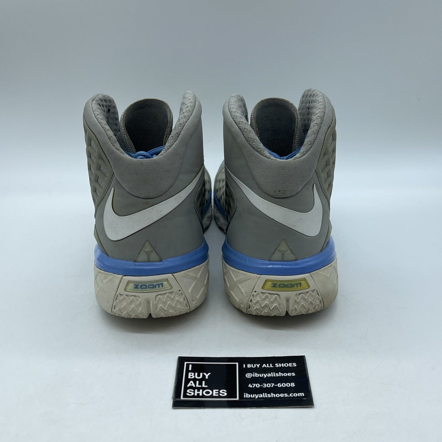 Size 9 - Nike Zoom Kobe 3 MPLS Grey Blue White Suede Leather (318090-011)