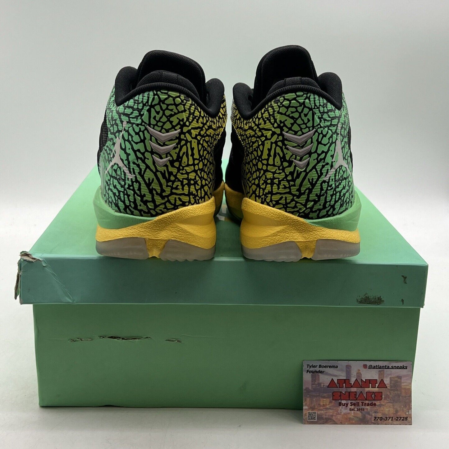 Size 13.5 - Jordan CP3 7 Brazil Pack Black Yellow (687913-820)