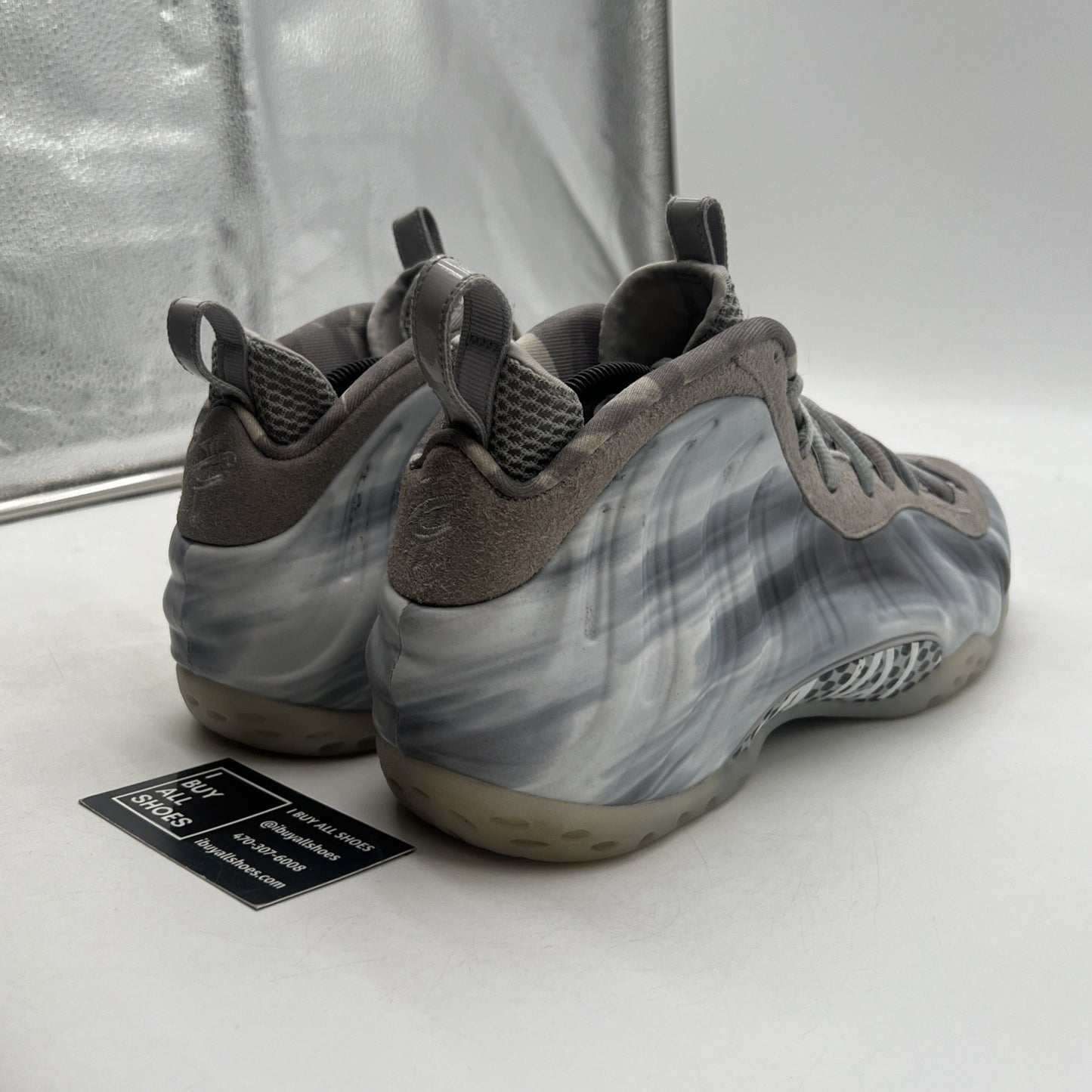 Size 9.5 - Nike Air Foamposite One QS Dream A World - Tech Grey (DM0115-001)