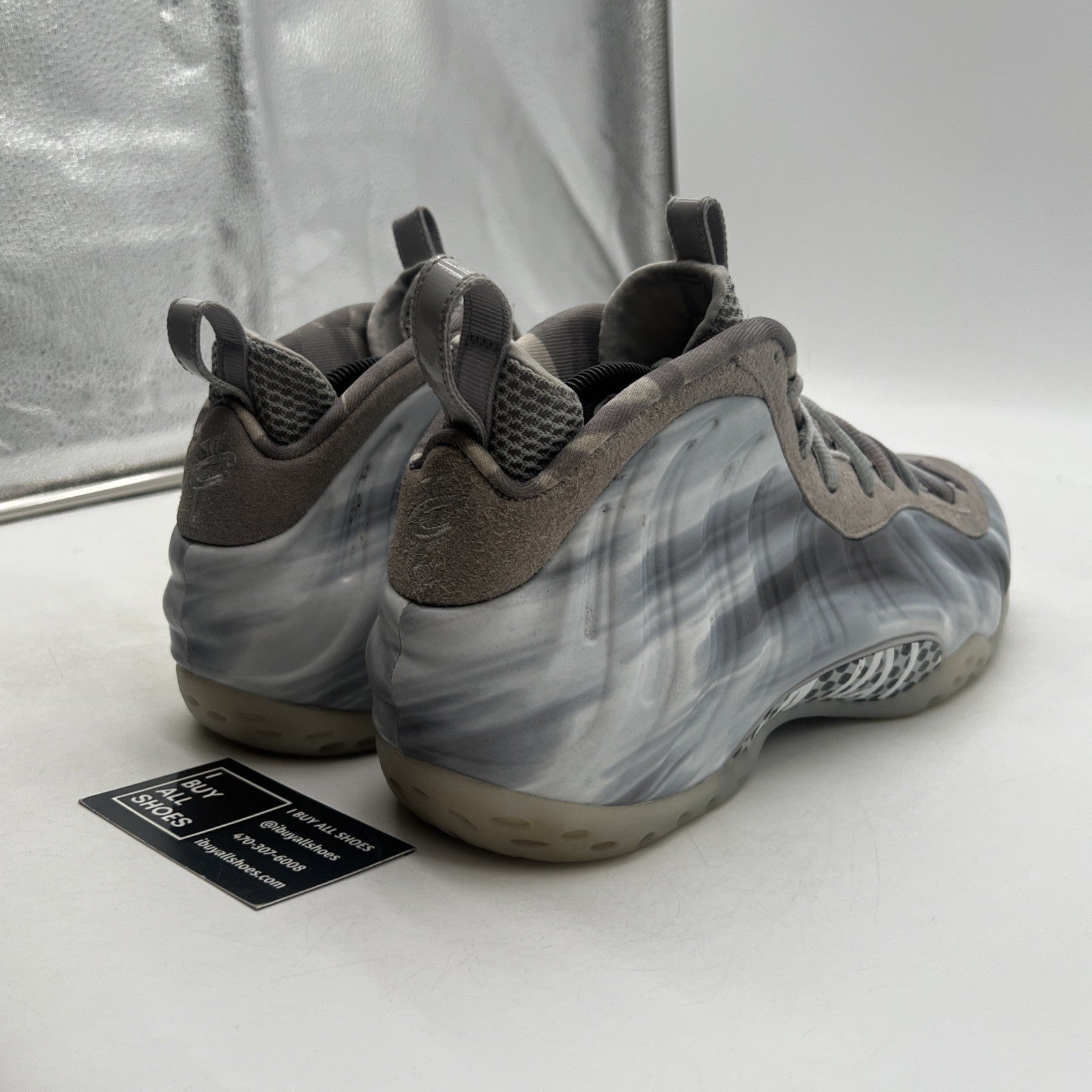 Size 9.5 - Nike Air Foamposite One QS Dream A World - Tech Grey (DM0115-001)