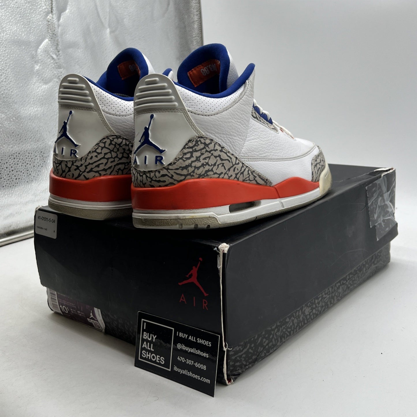 Size 10.5 - Air Jordan 3 Retro Knicks (136064-148)