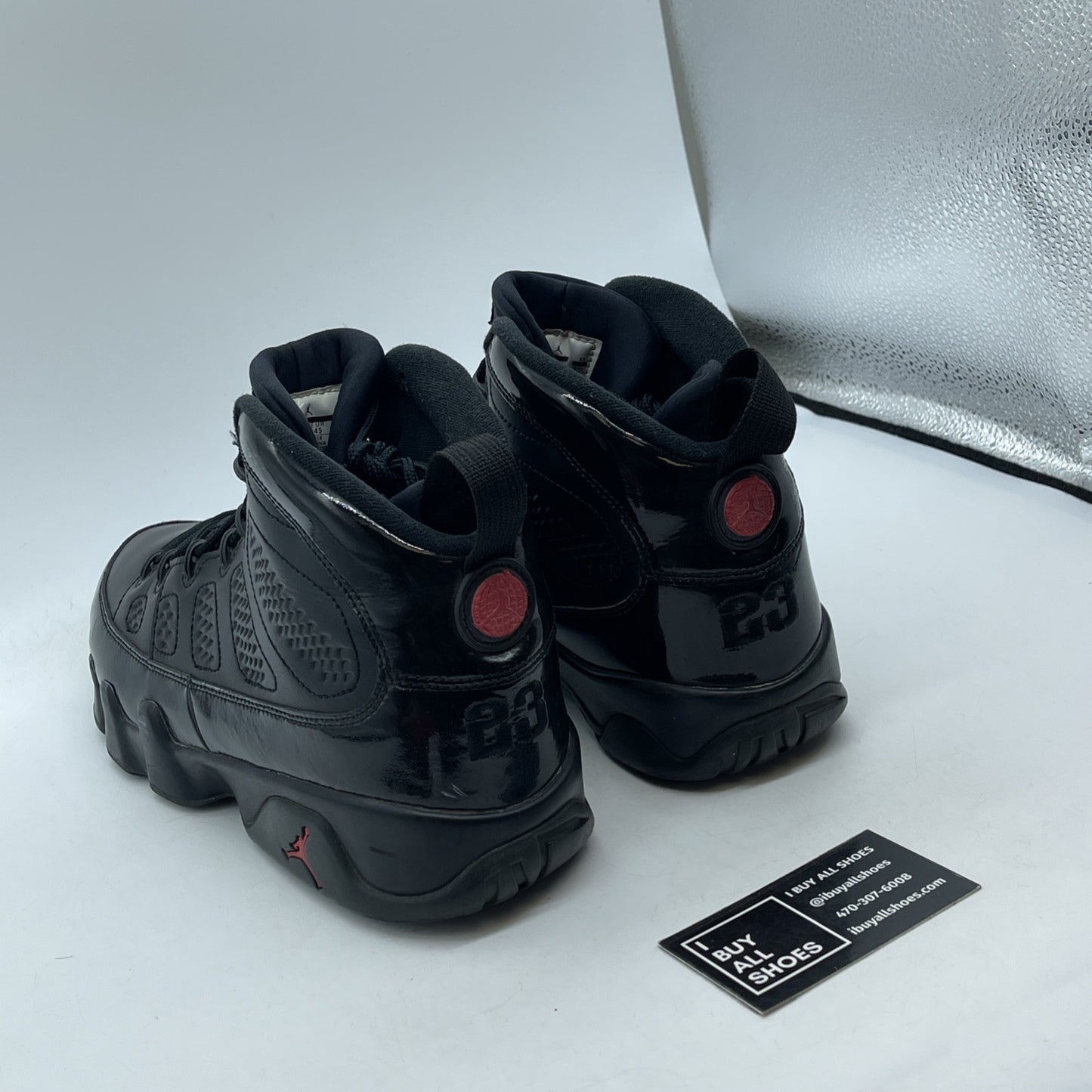Size 11 - Air Jordan 9 Retro Bred Black Red Leather (302370-014)