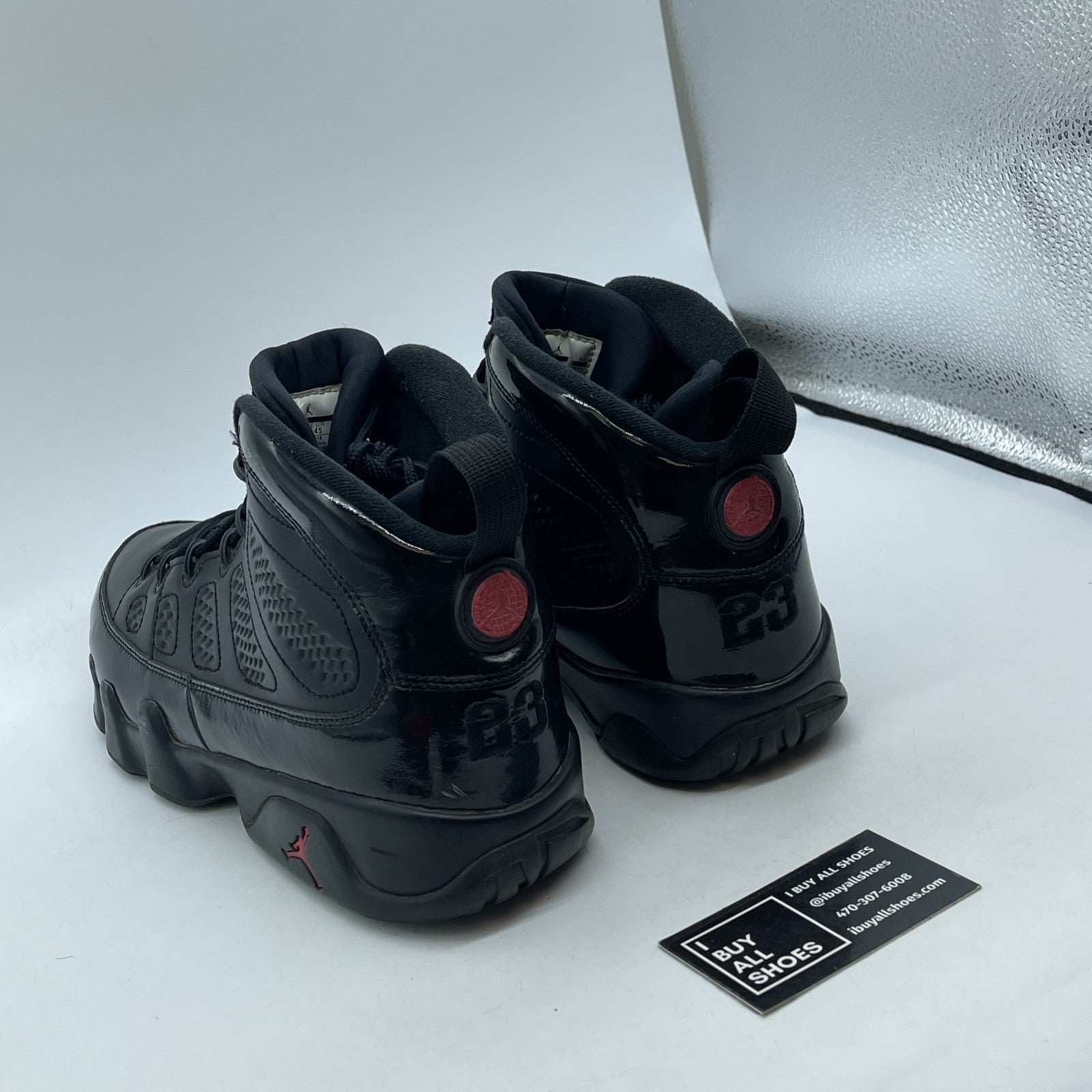 Size 11 - Air Jordan 9 Retro Bred Black Red Leather (302370-014)