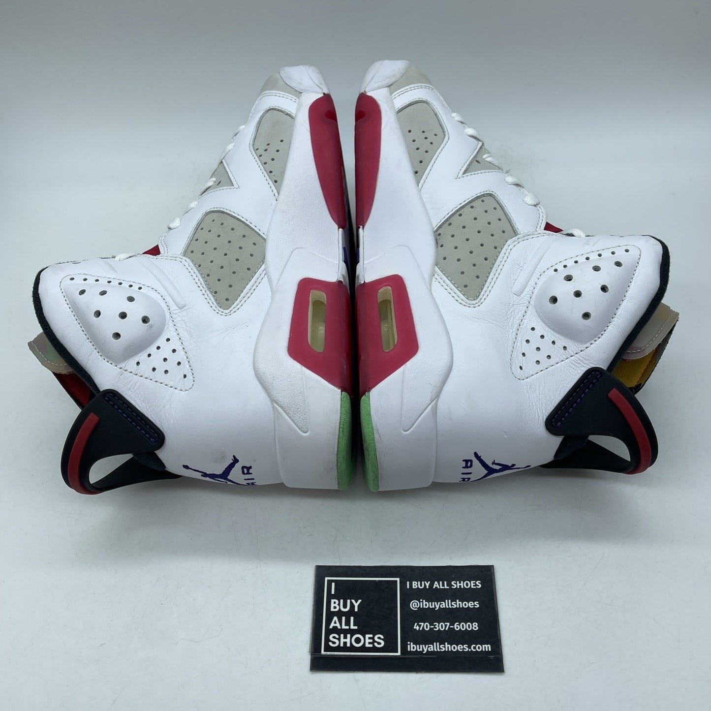 Size 9 - Air Jordan 6 Retro Hare Grey White Purple Leather (CT8529-062)