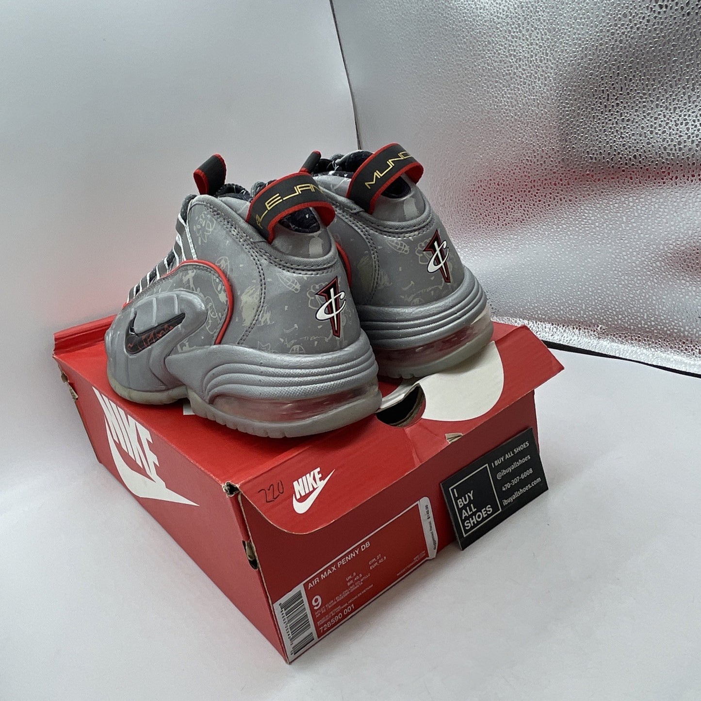 Size 9 - Nike Air Max Penny DB Doernbecher (728590-001)