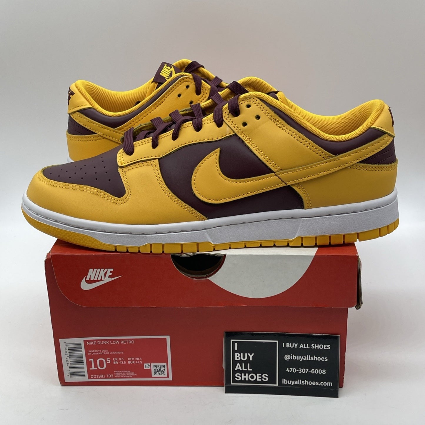 Size 10.5 - Nike Dunk Low Retro Arizona State Sun Devils 2022 (DD1391-702)