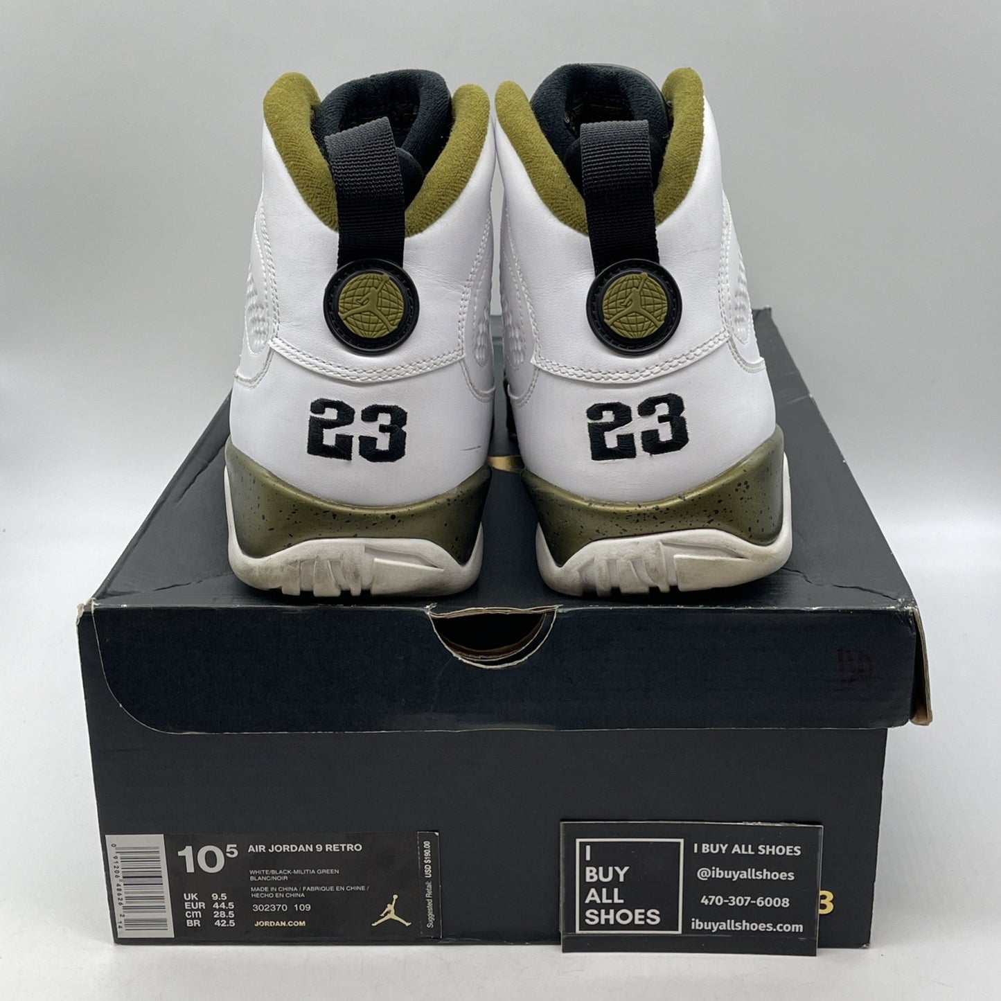 Size 10.5 - Air Jordan 9 Retro Statue (302370-109)