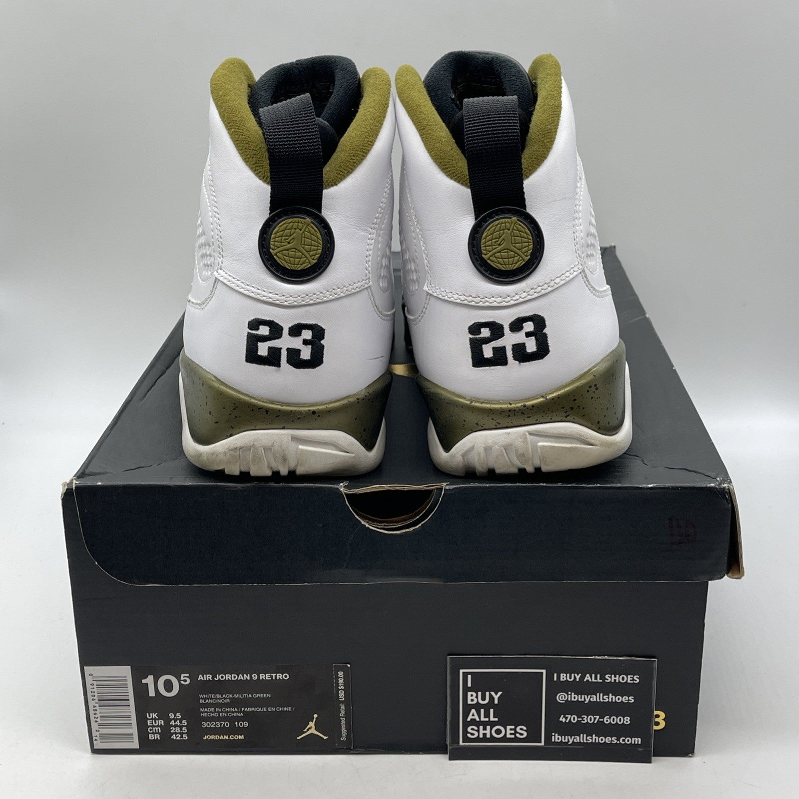 Size 10.5 - Air Jordan 9 Retro Statue (302370-109)