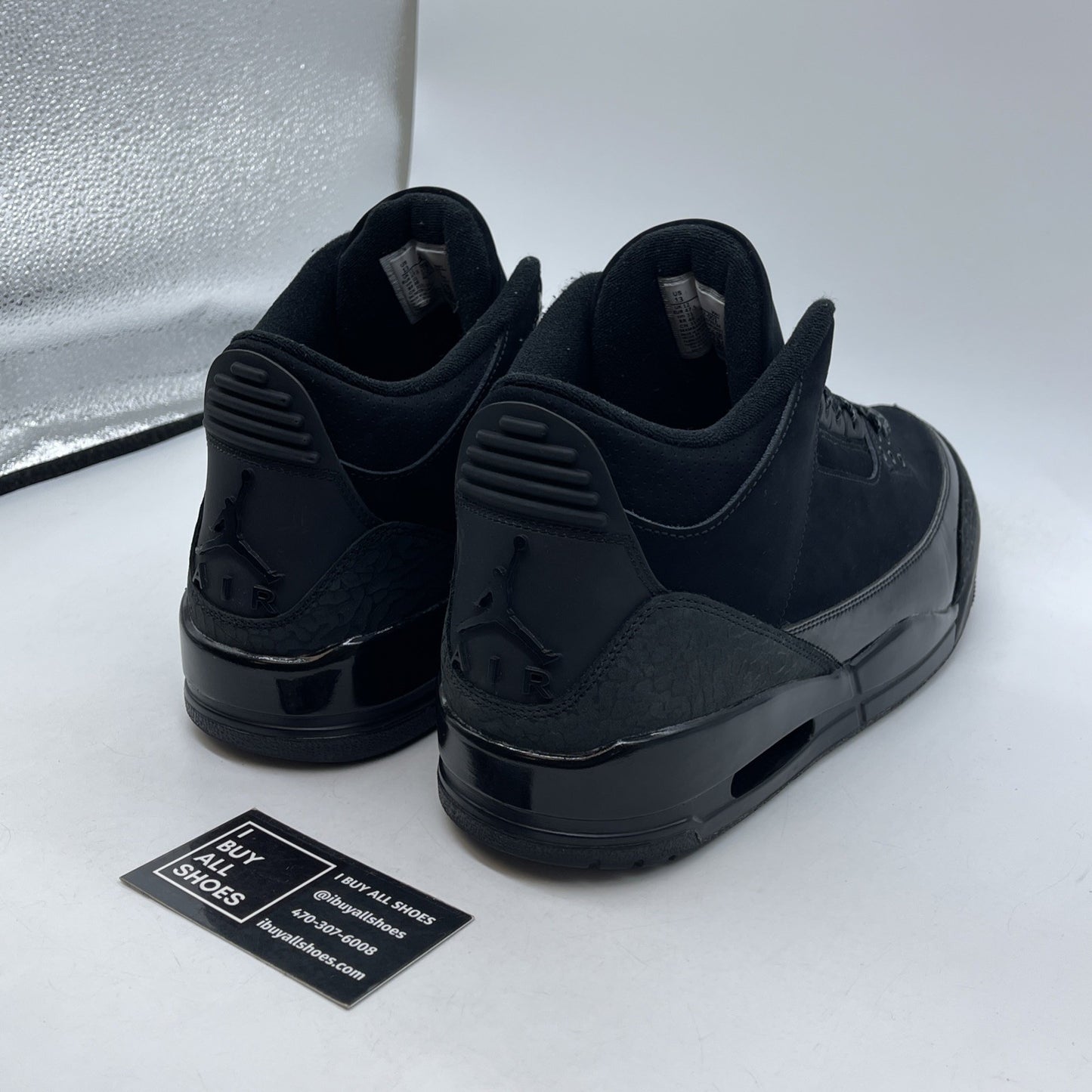Size 13 - Air Jordan 3 Retro 2025 Black Cat Suede Leather (CT8532-001)