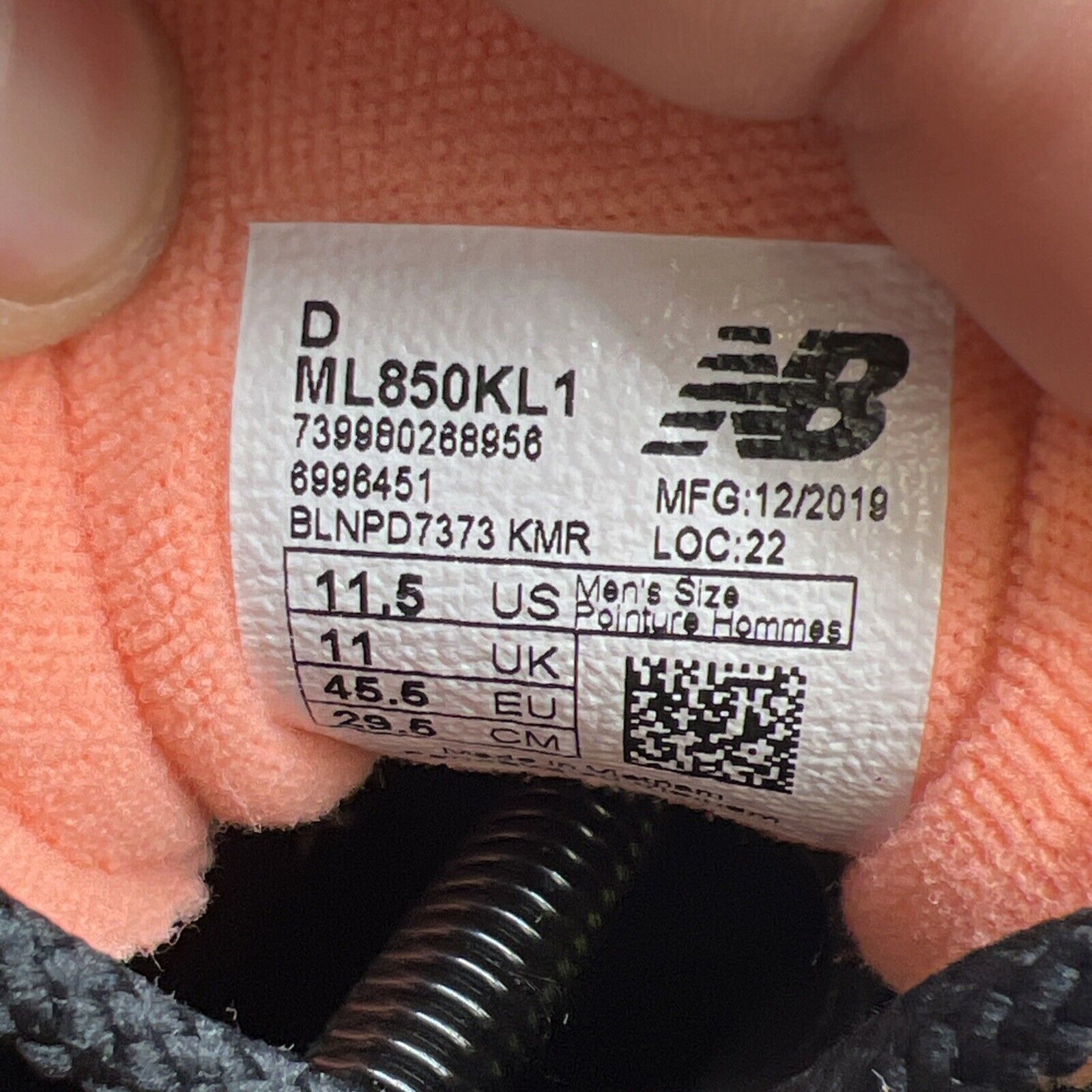 Size 11.5 - New Balance Kawhi Leonard x 850 Sunrise (ML850KL1)