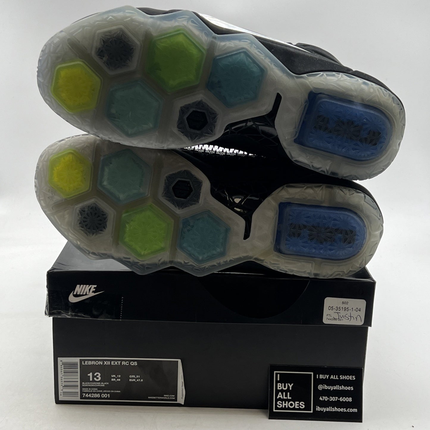 Size 13 - Nike LeBron 12 EXT Rubber City (744286-001)