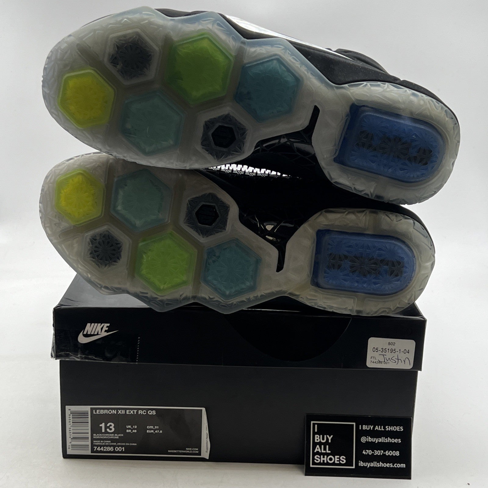 Size 13 - Nike LeBron 12 EXT Rubber City (744286-001)