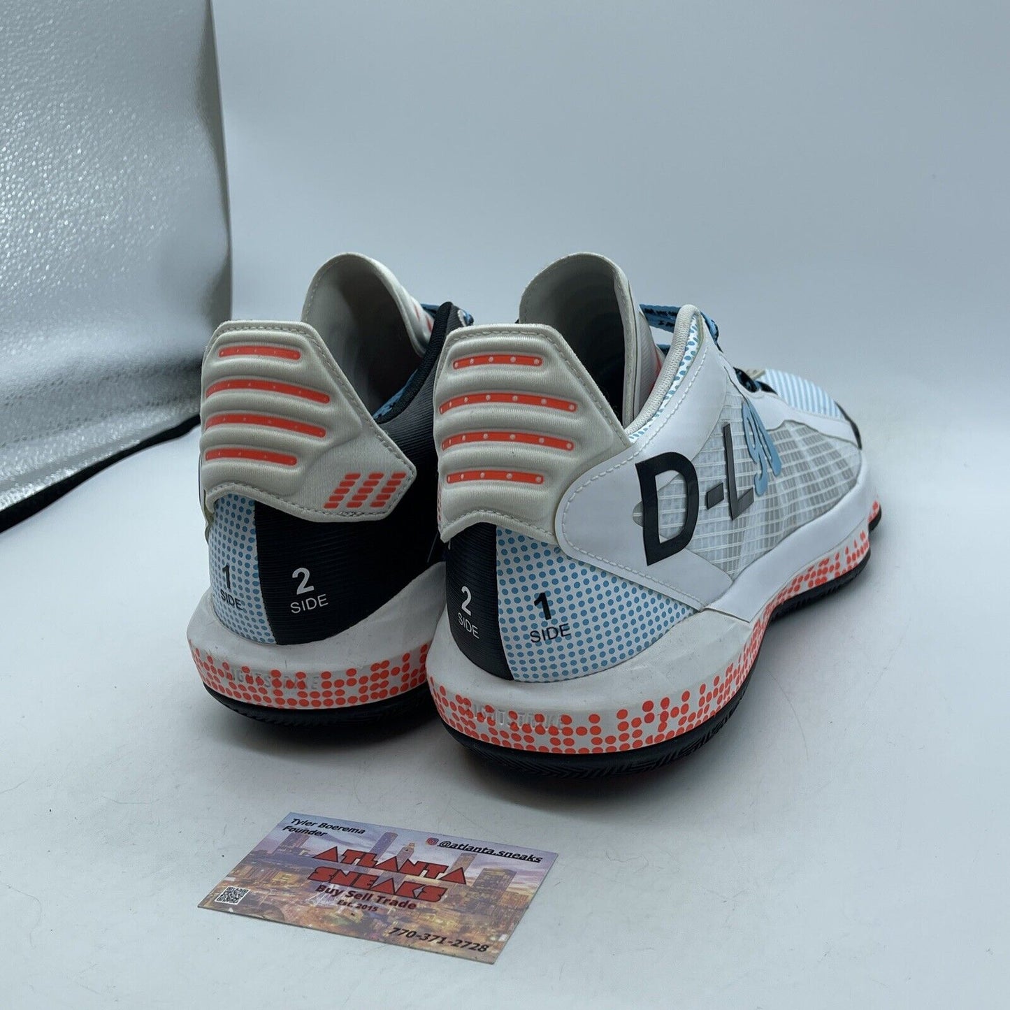 Size 10.5 - adidas Dame 6 x Pusha T I Am My Own Fan 2020 Black Blue (FW5749)