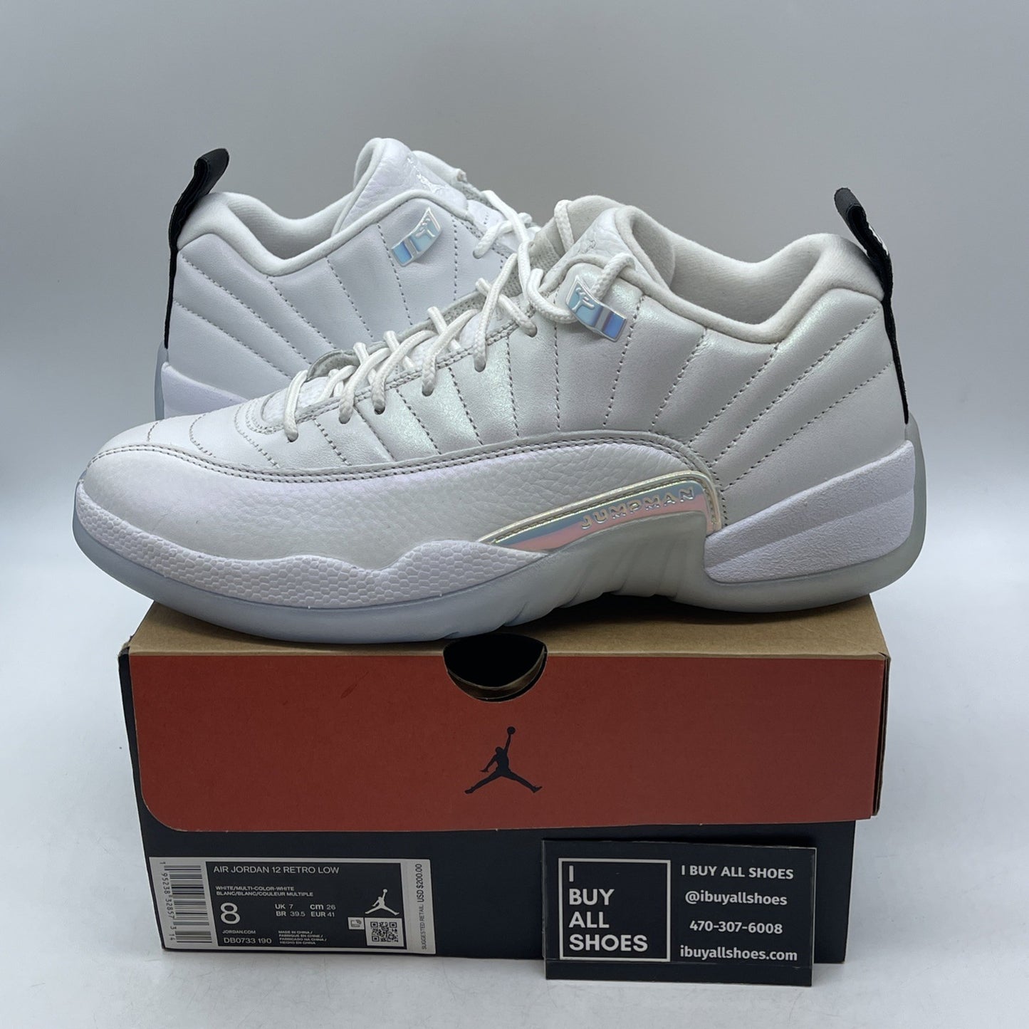 Size 8 - Air Jordan 12 Retro Low Easter (DB0733-190)