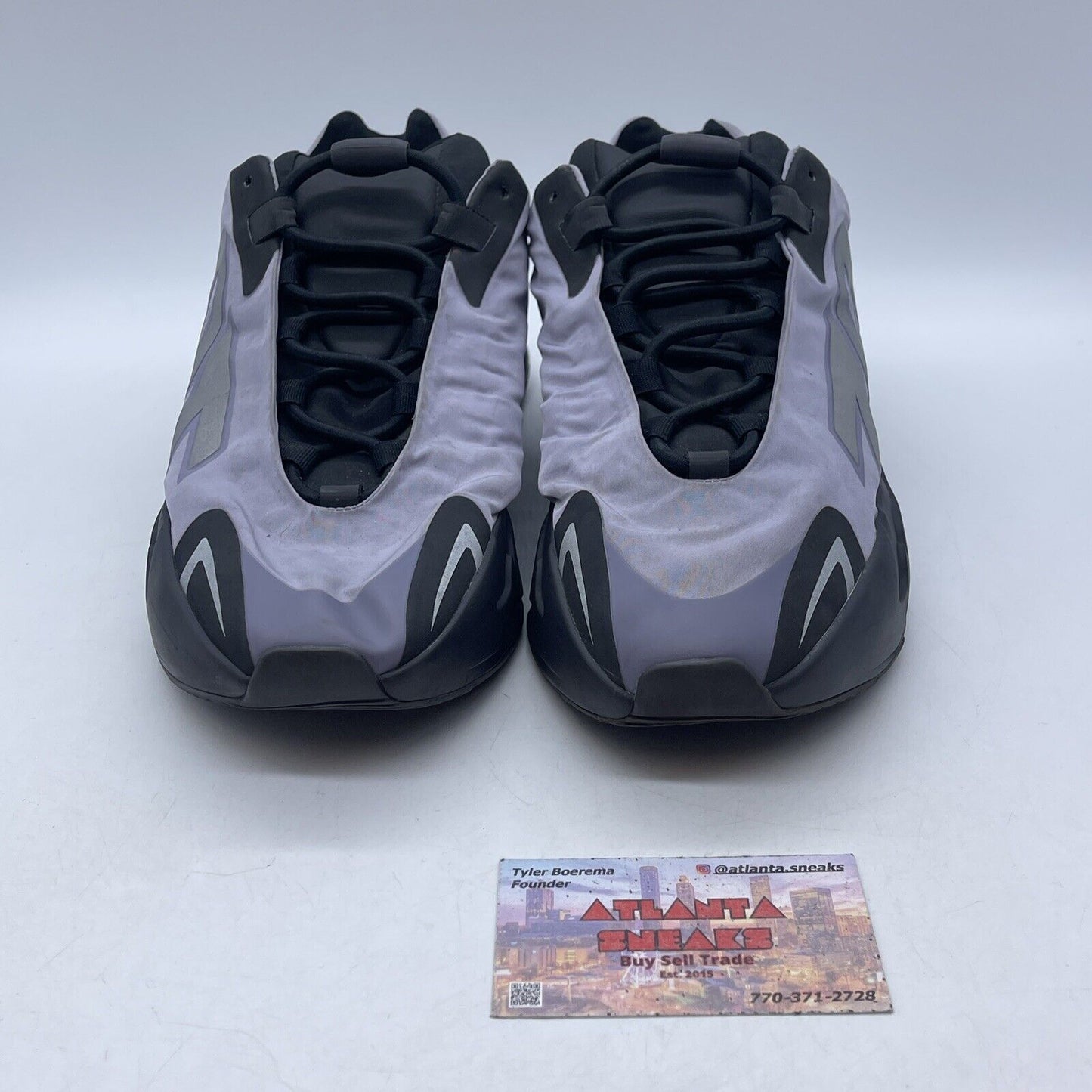 Size 10.5 - adidas Yeezy Boost 700 MNVN Geode Purple Black Suede (GW9526)