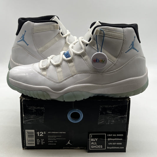 Size 12.5 - Air Jordan 11 Retro High Legend Blue (378037-117)