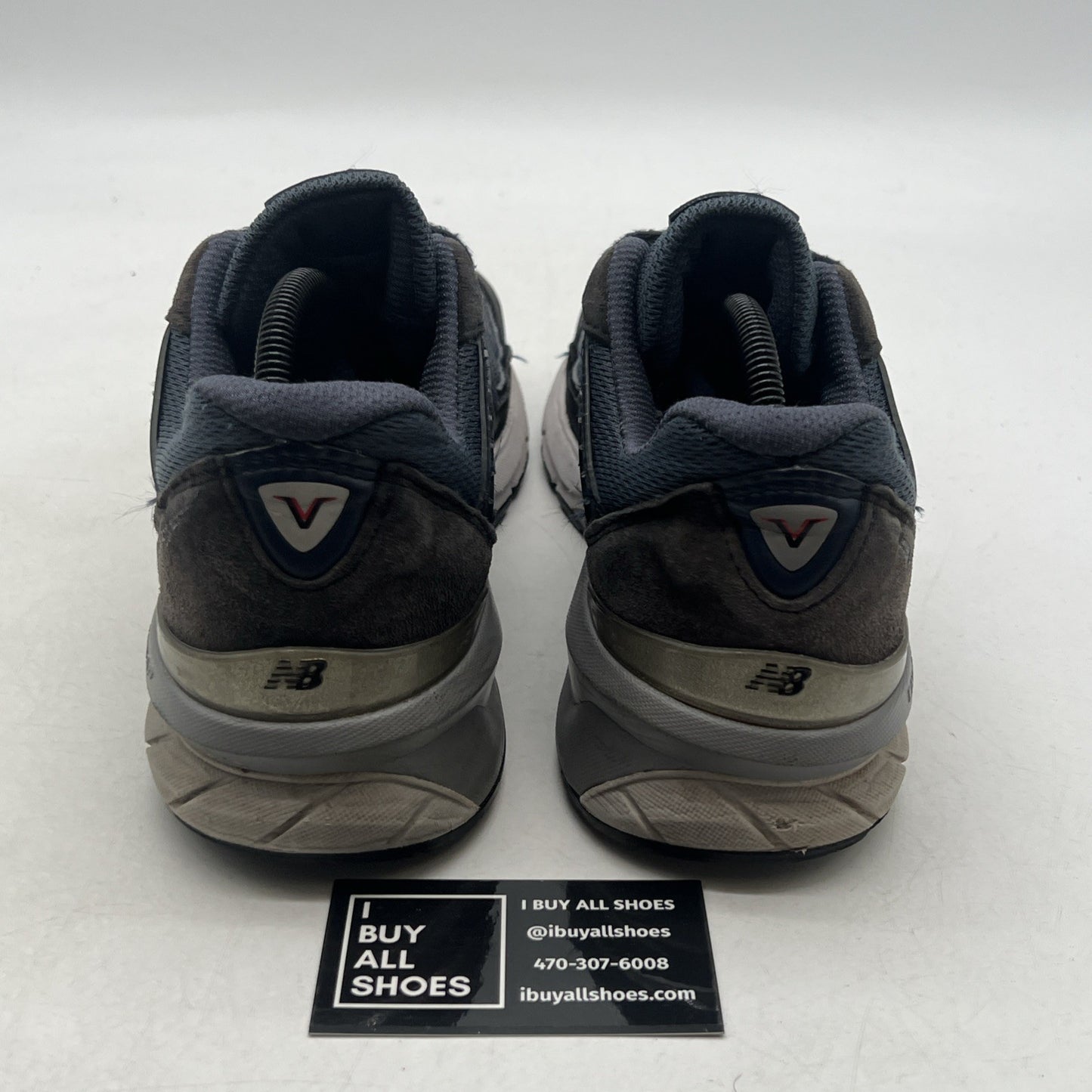 Size 10 - New Balance Men's Made In USA 990V5 (M990NV5) Navy Blue