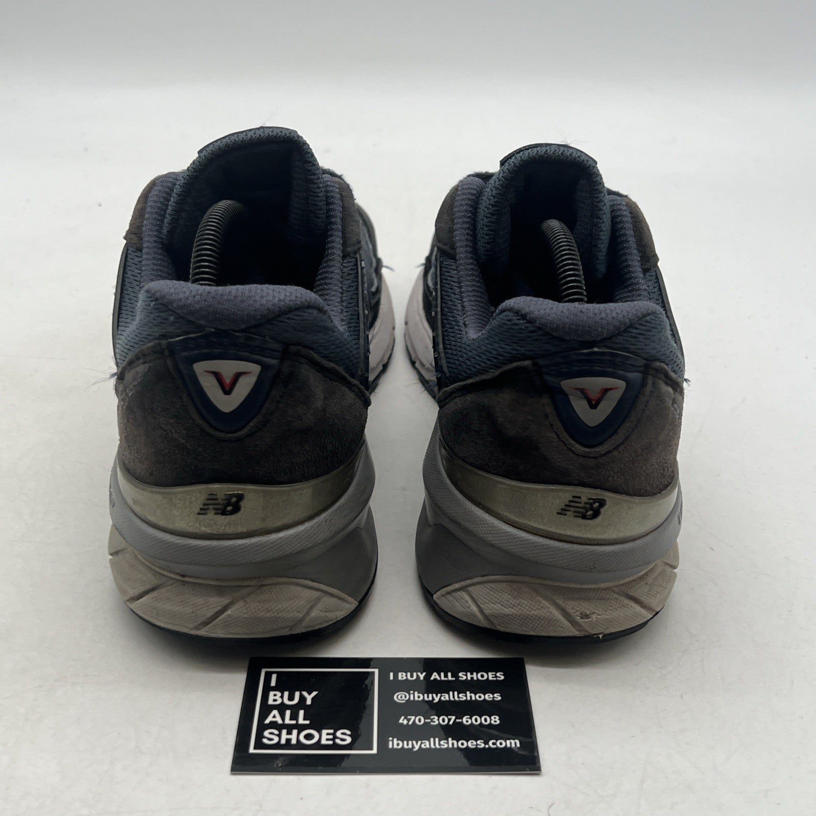 Size 10 - New Balance Men's Made In USA 990V5 (M990NV5) Navy Blue