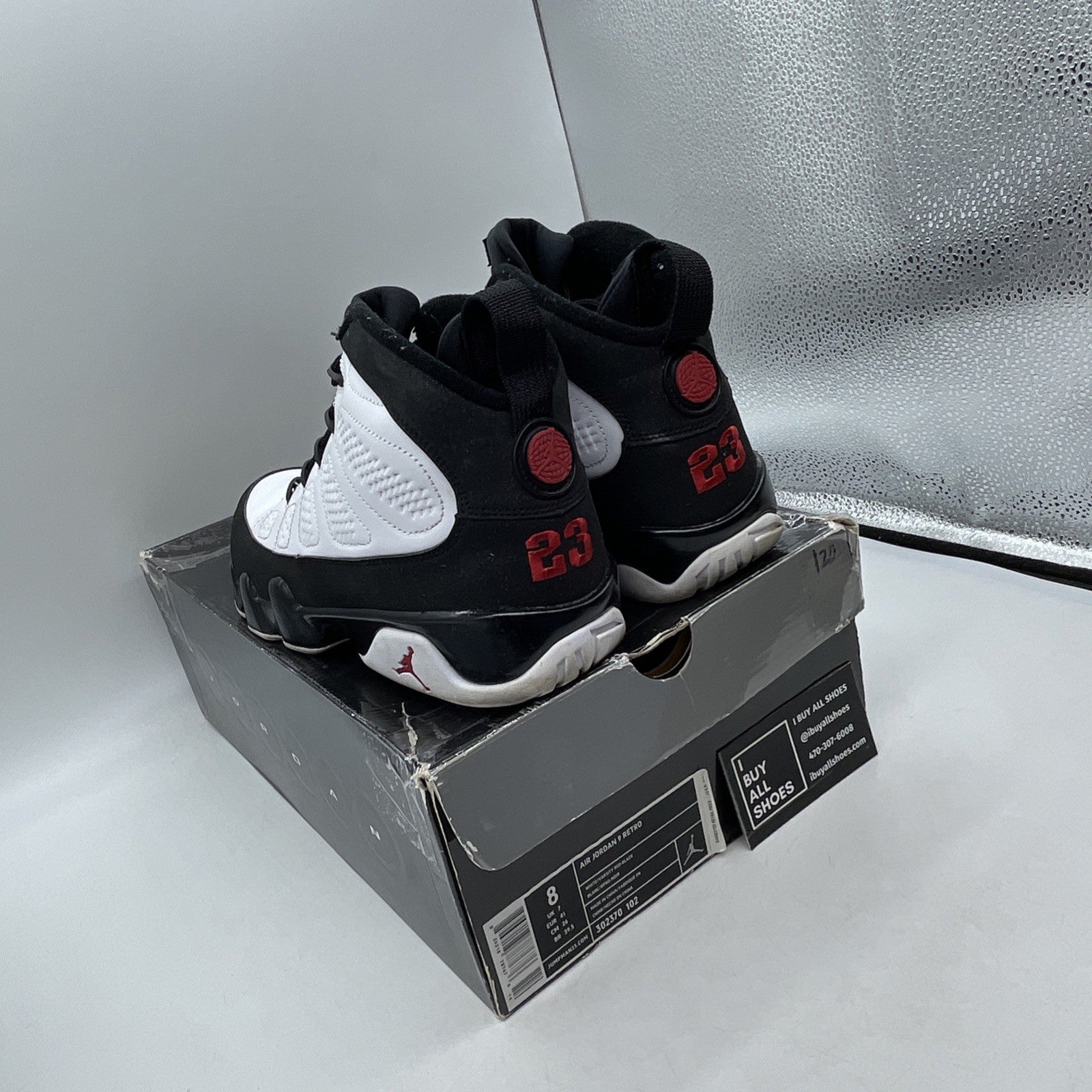 Size 8 - Air Jordan 9 Retro 2010 Release (302370-102)