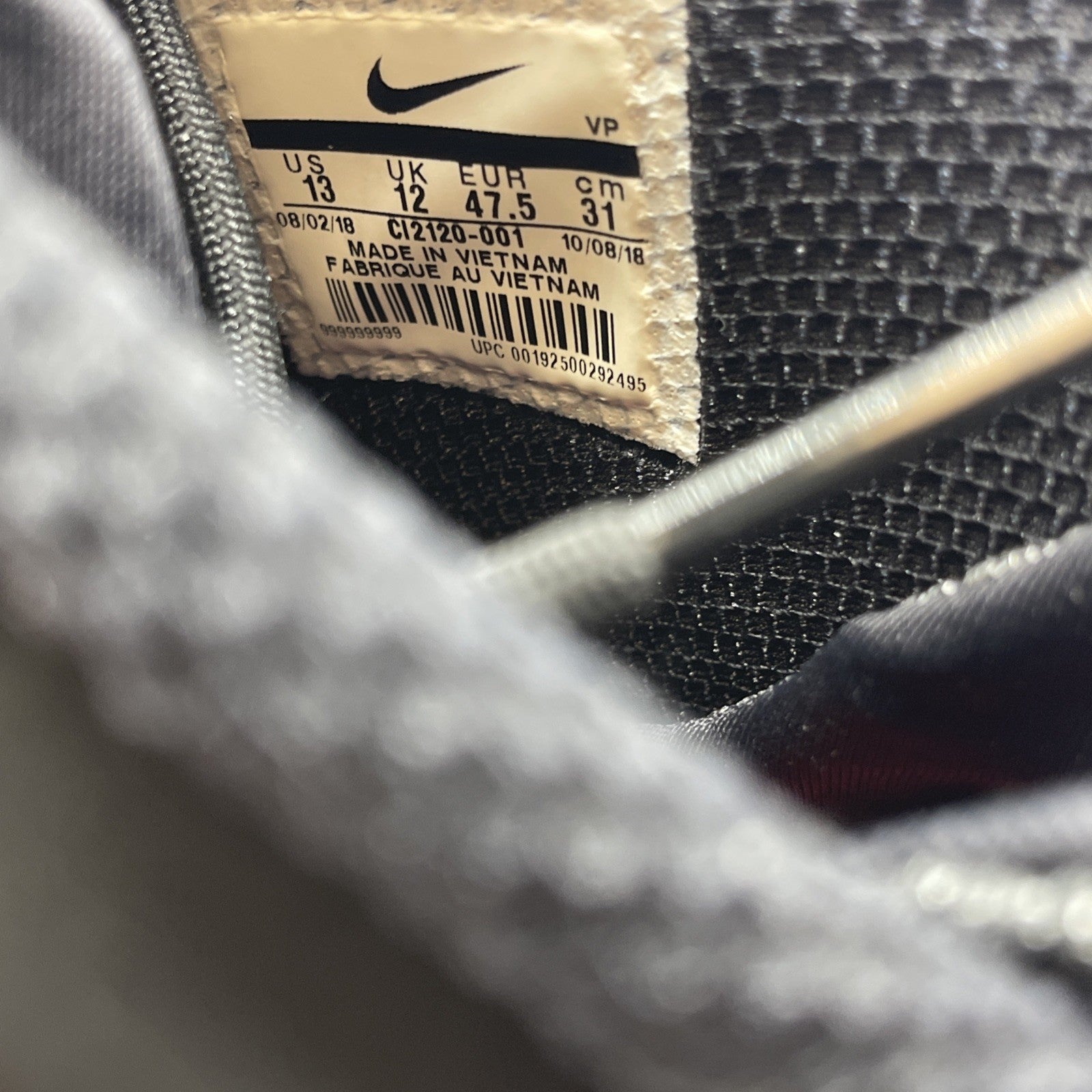 Size 13 - Nike Zoom Rookie PRM Retro 2019 Galaxy Suede (CI2120-001)