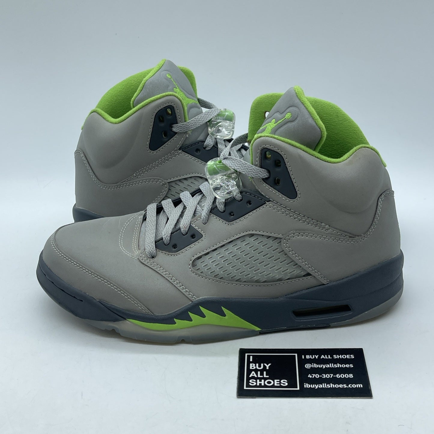 Size 9.5 - Jordan 5 Retro Green Bean Grey Leather (DM9014-003)