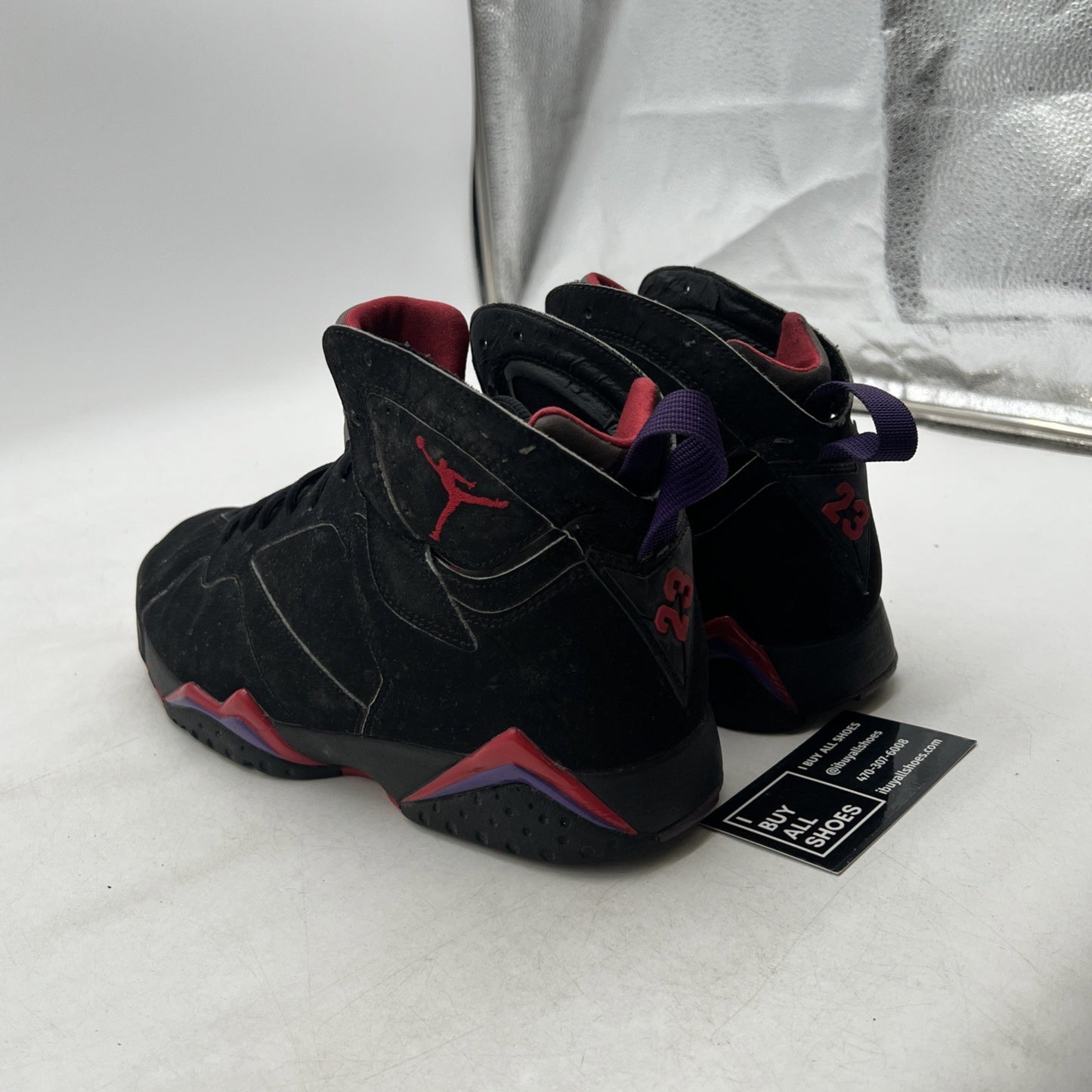 Size 9.5 - Air Jordan 7 Retro 2012 Raptor (304775-018)