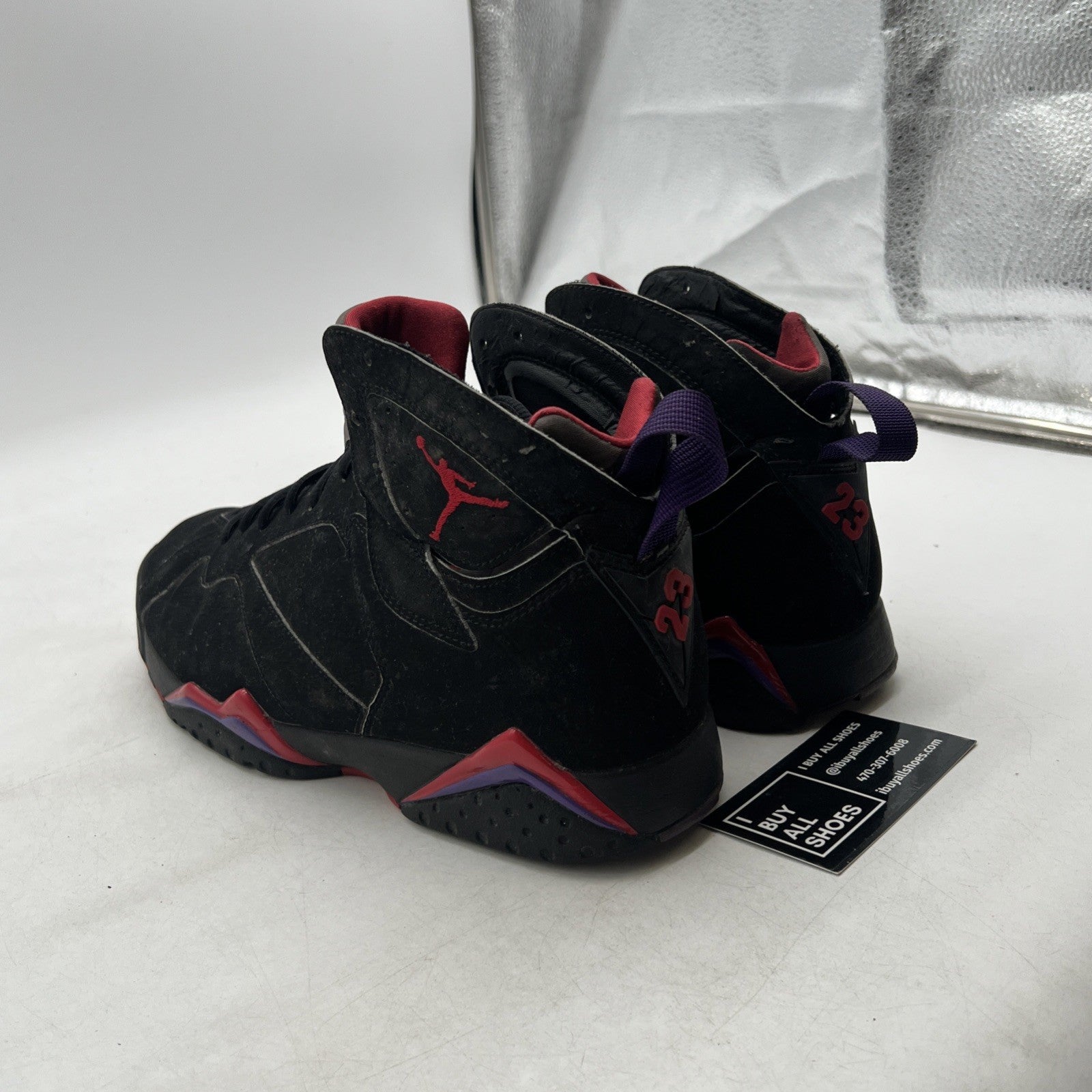 Size 9.5 - Air Jordan 7 Retro 2012 Raptor (304775-018)