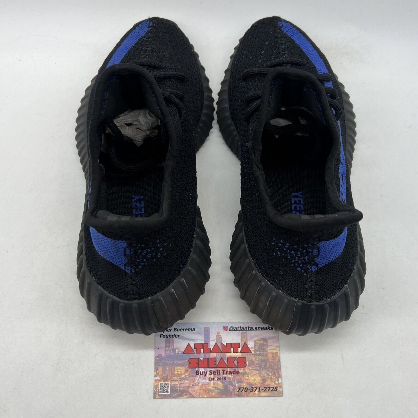 Size 6.5 - adidas Yeezy Boost 350 V2 Low Dazzling Blue Black (GY7164)