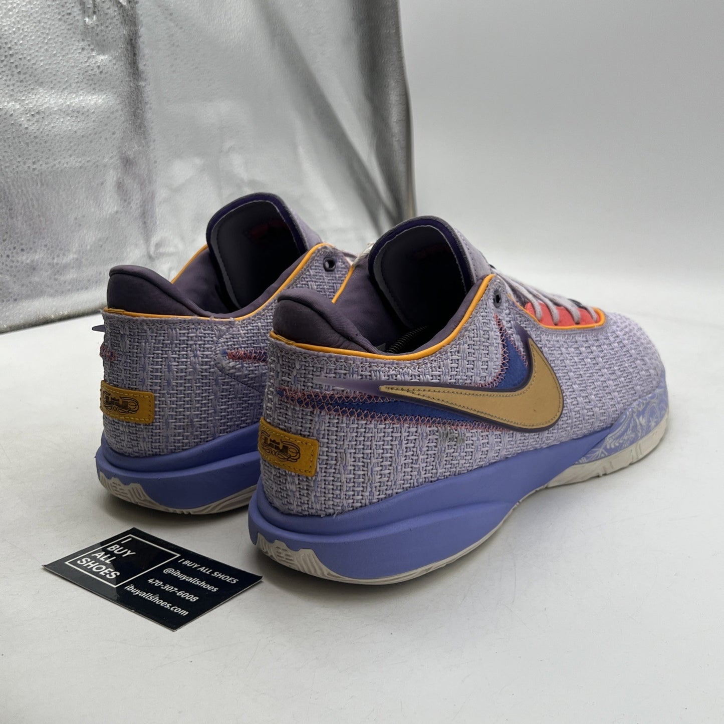 Size 14 - Nike LeBron 20 Low Purple And Gold (DJ5423-500)