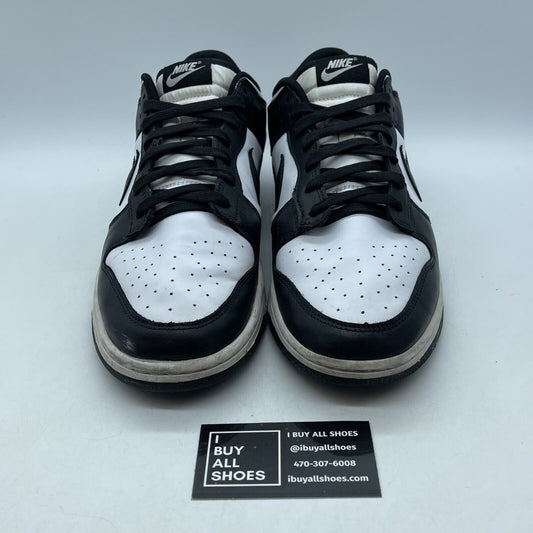 Size 13 - Nike Dunk Low Black White Leather Suede (DD1391-100)