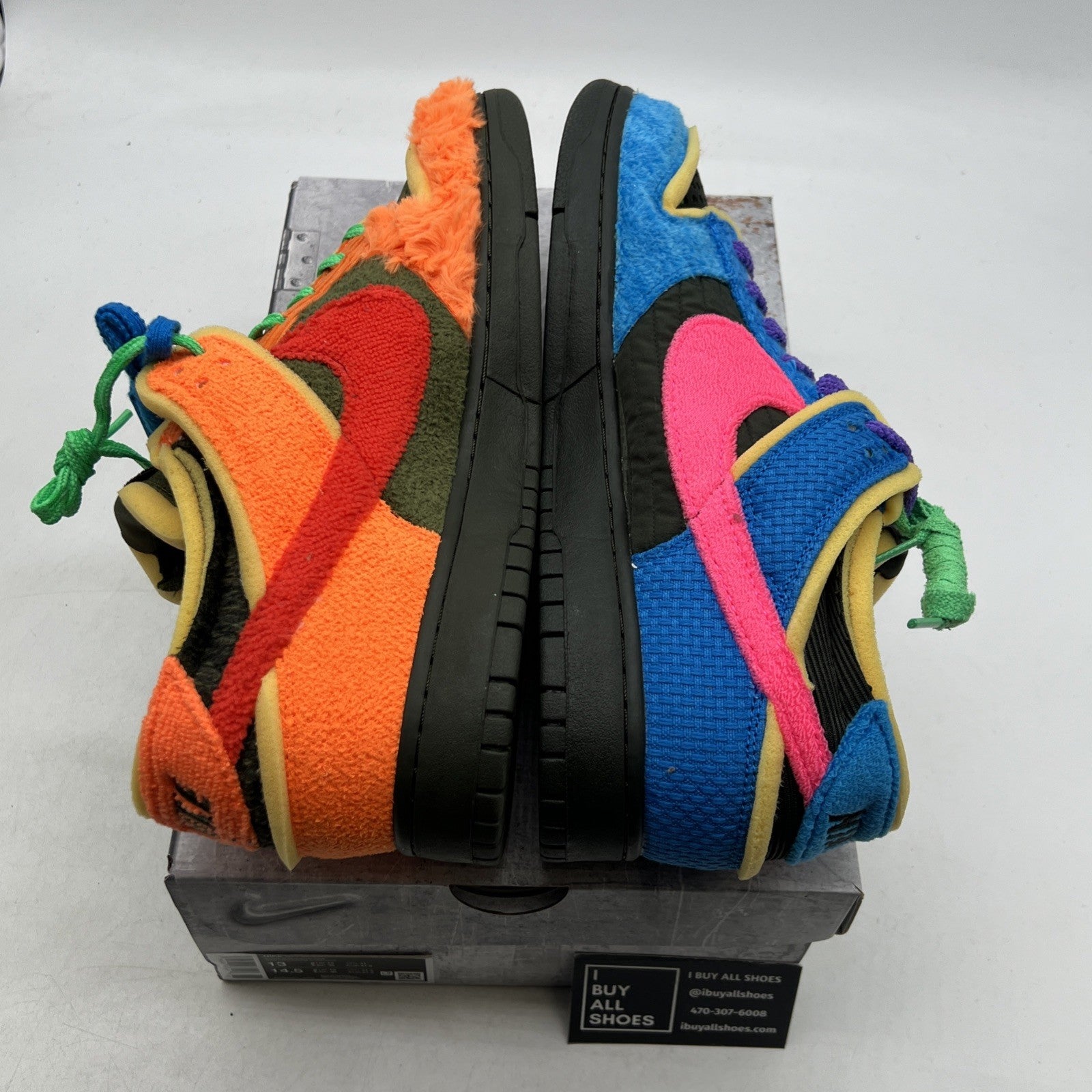 Size 13 - Cactus Plant Flea Market x Nike Dunk Low Swamp Sponge Pack - Photo