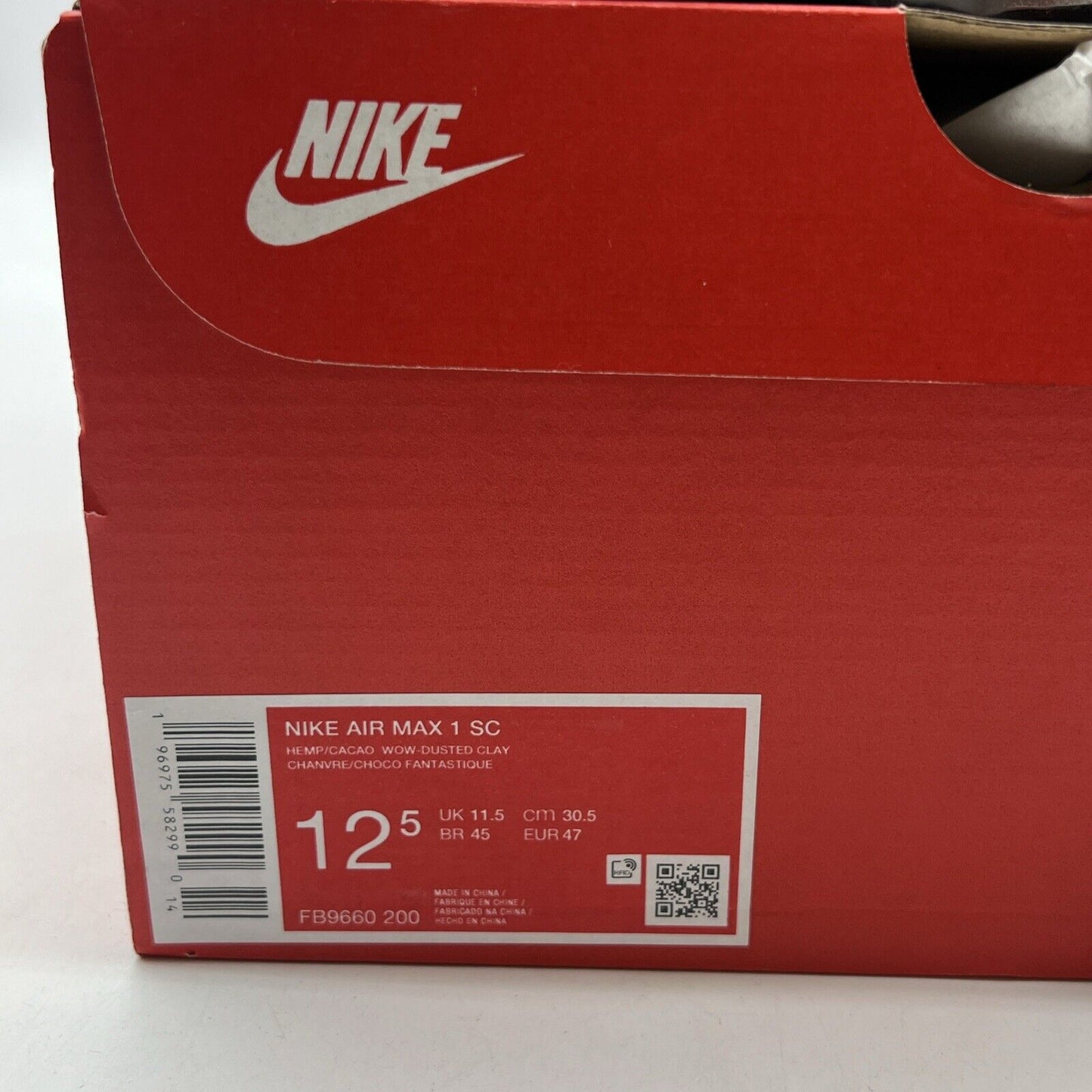 Size 12.5 - Nike Air Max 1 SC Cacao Wow (FB9660-200)