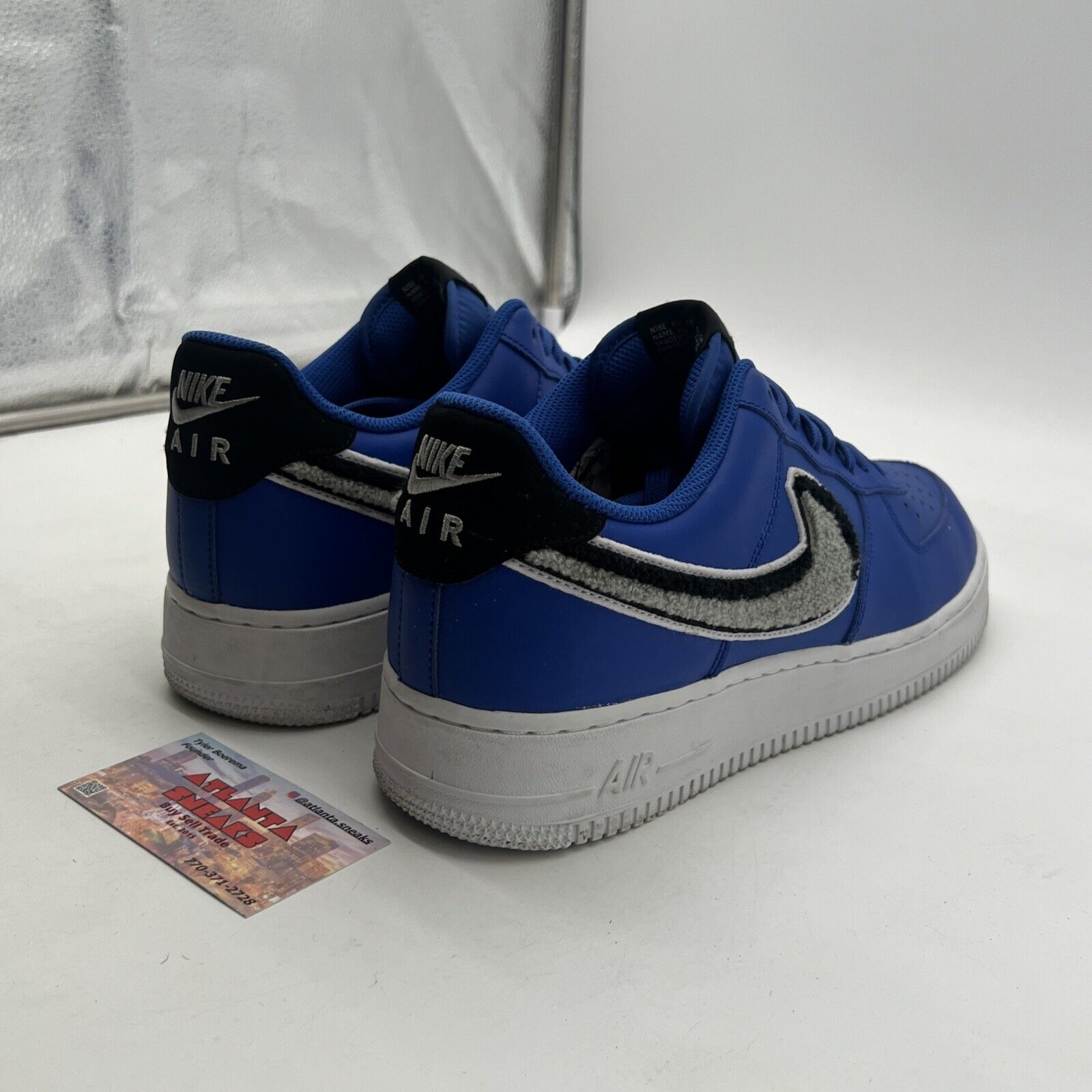 Size 12 - Nike Air Force 1 Low Chenille Swoosh (823511-409)