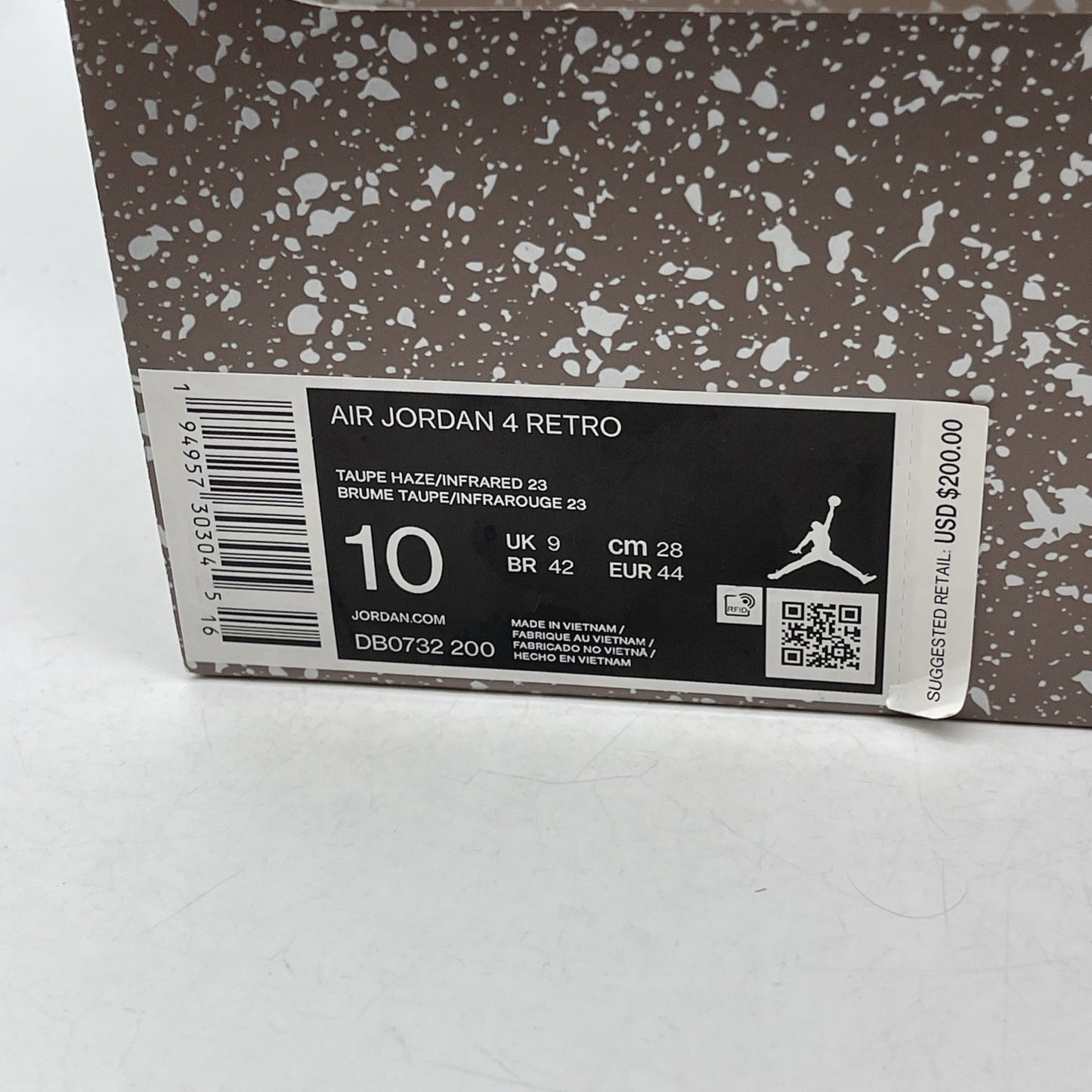 Size 10 - Air Jordan 4 Retro Mid Taupe Haze (DB0732-200)