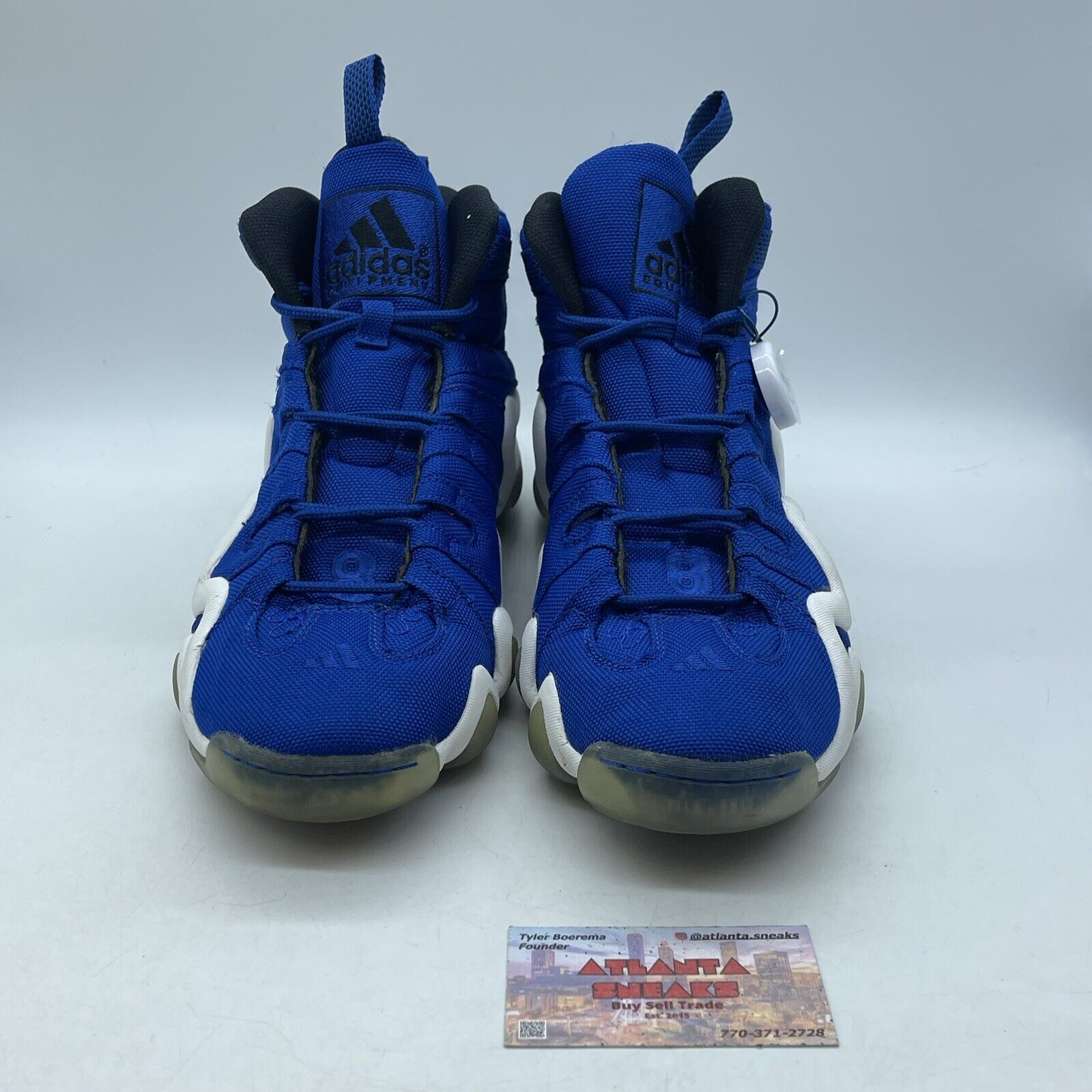 Size 13 - adidas Crazy 8 Blue White Suede Leather (S84004)