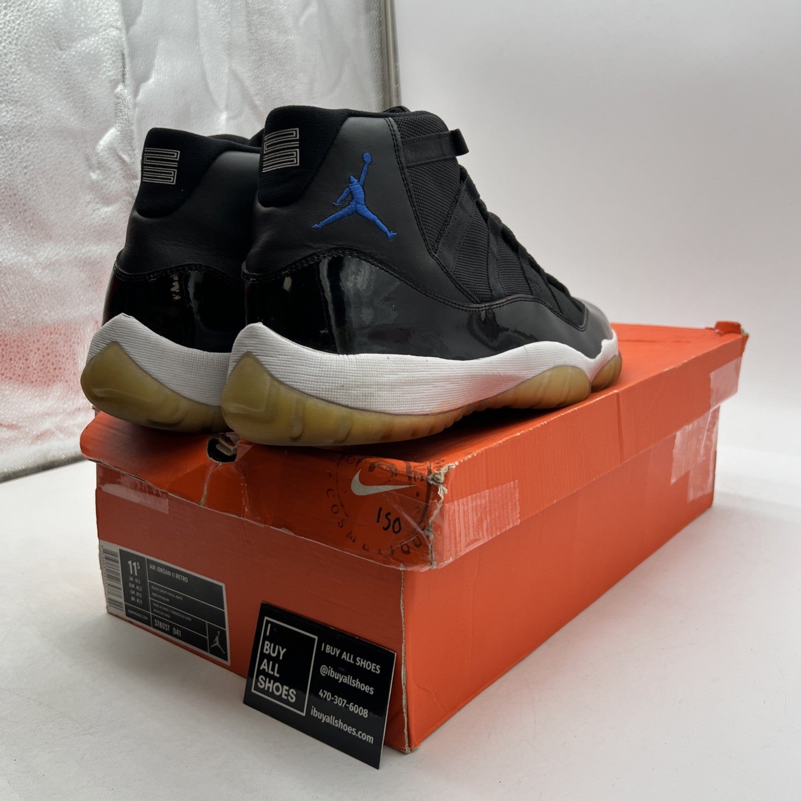 Size 11.5 - Air Jordan 11 Retro 2009 Space Jam (378037-041)