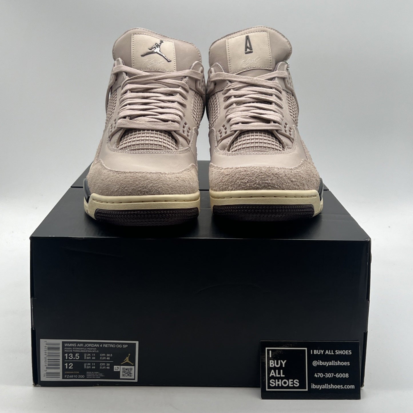Size 13.5 - A Ma Maniére x Air Jordan 4 Retro While You Were Sleeping W
