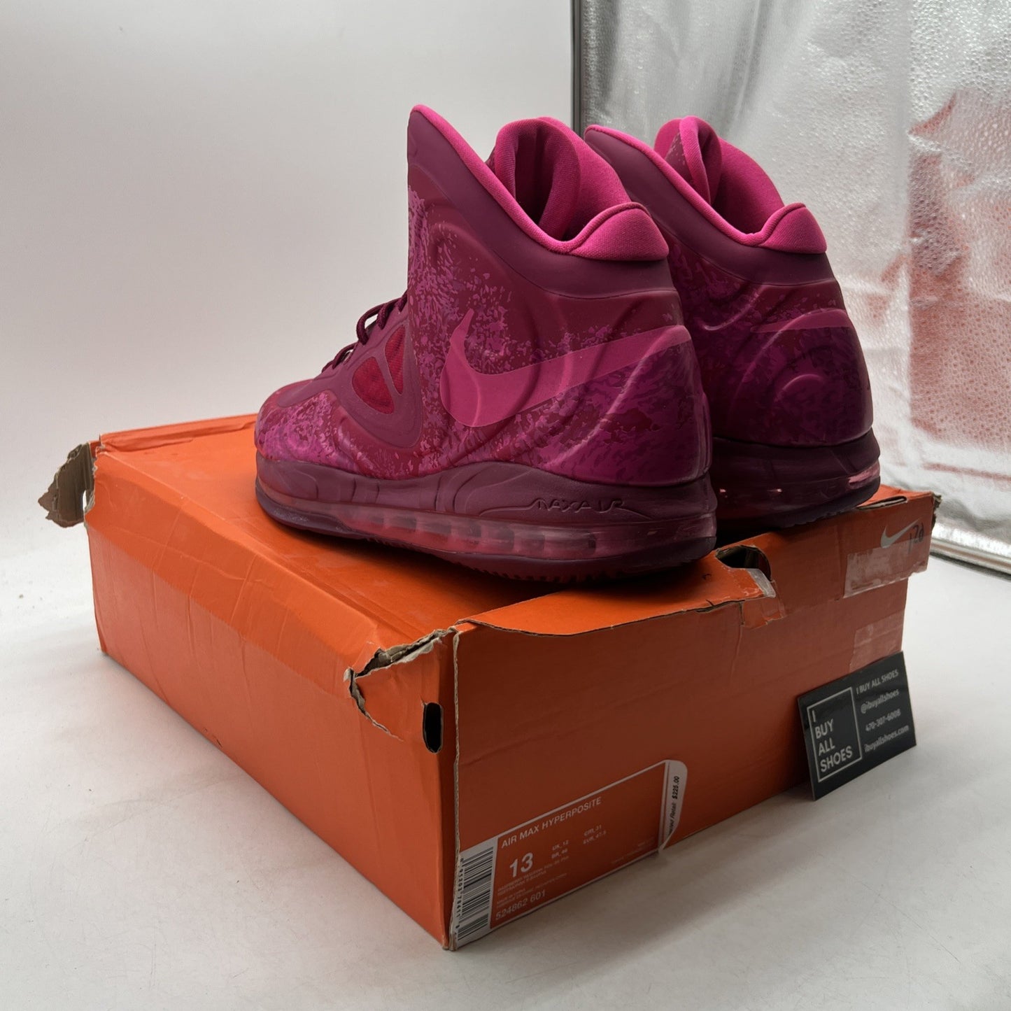 Size 13 - Nike Air Max Hyperposite Plum (524862-601)