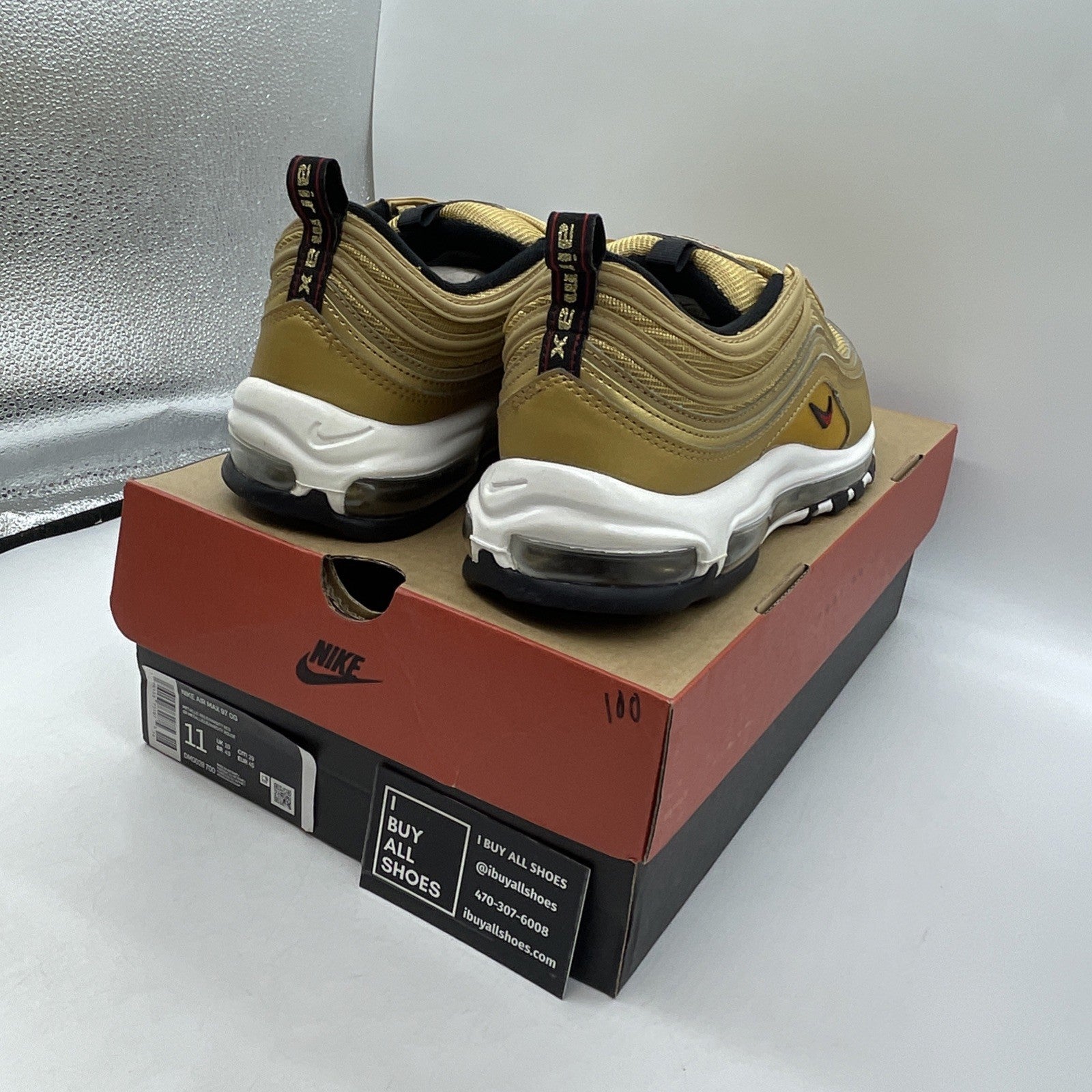 Size 11 - Nike Air Max 97 OG 2023 Metallic Gold (DM0028-700)