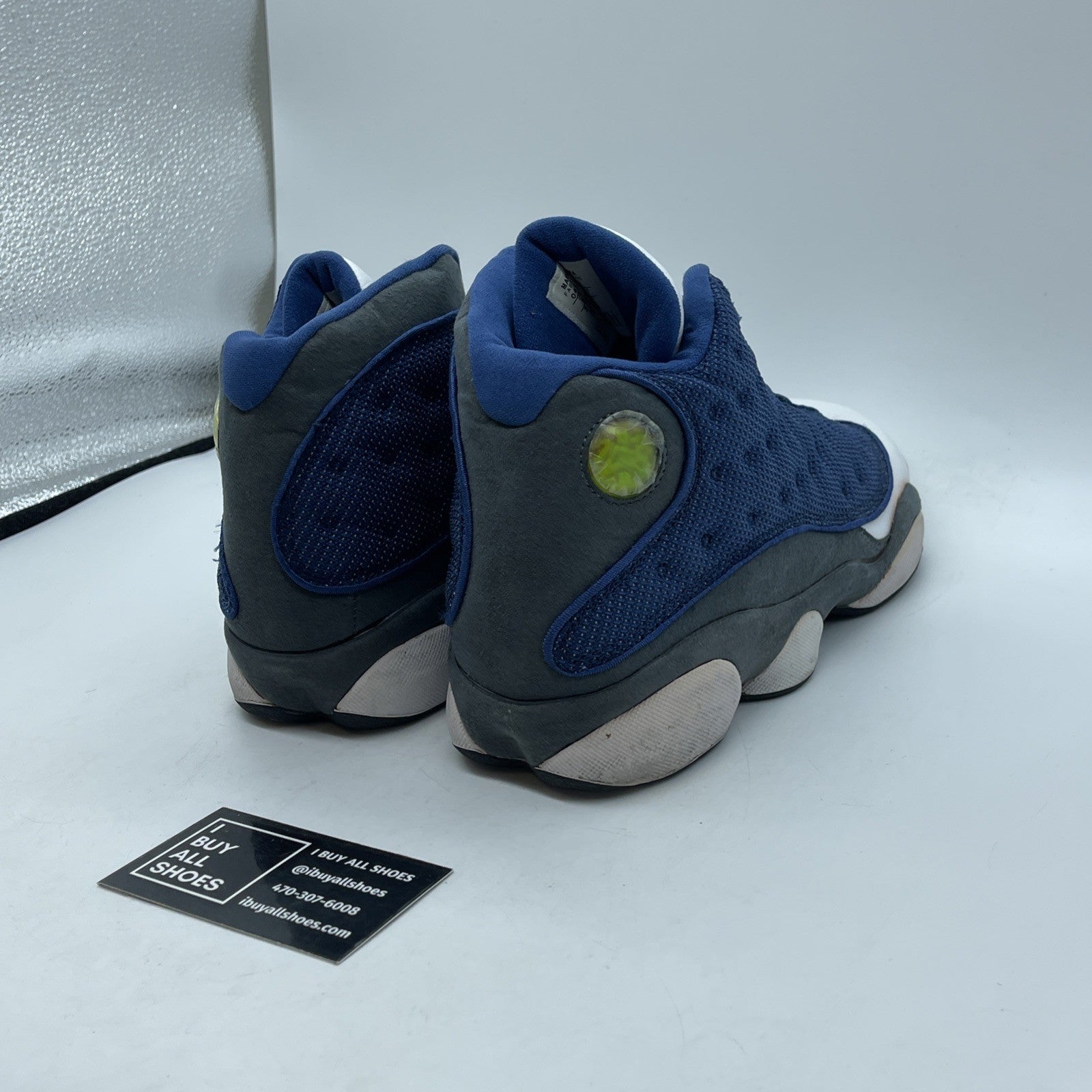 Size 9 - Air Jordan 13 Retro 2005 Flint Blue Grey White Suede (310004-441)