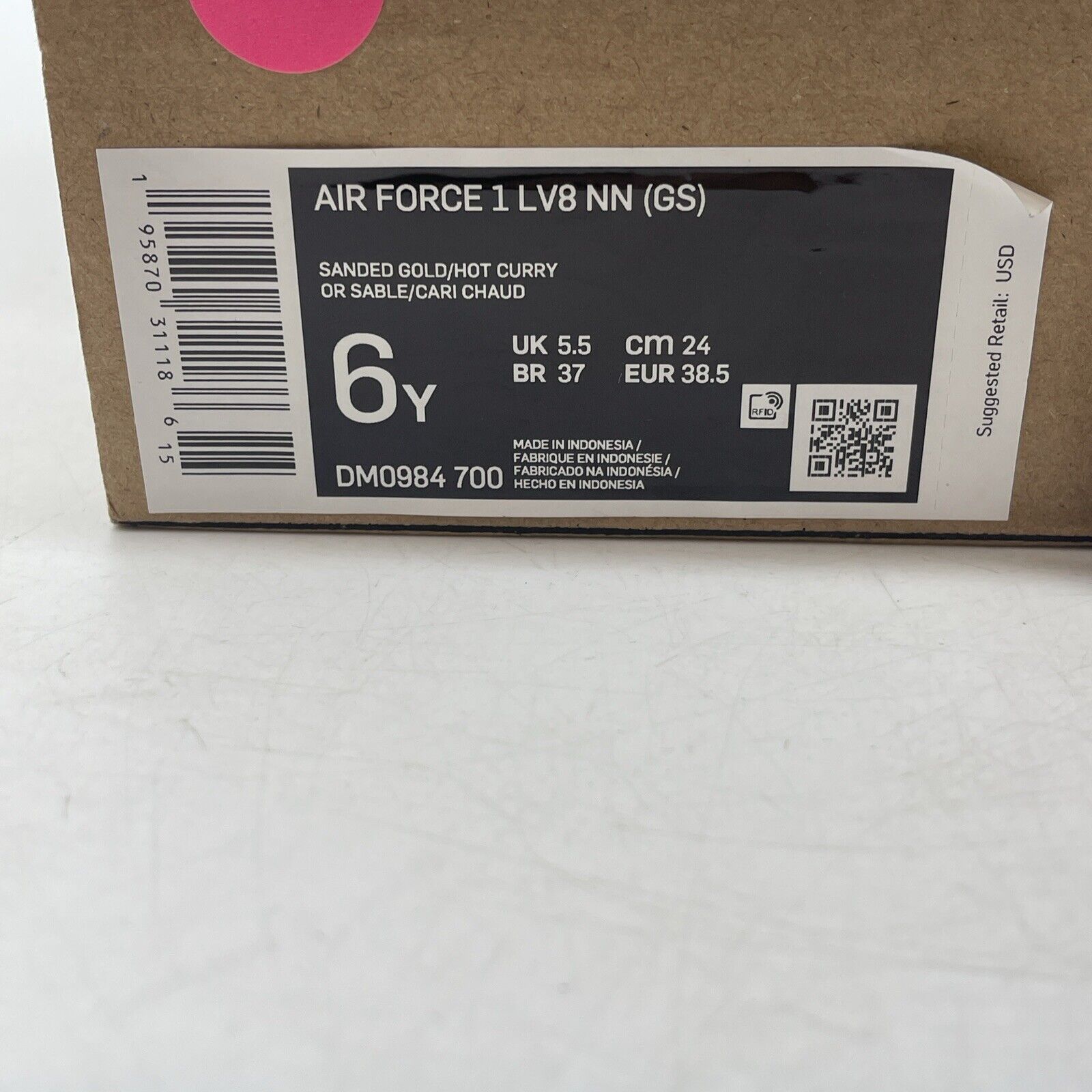 Size 6 (GS) - Nike Air Force 1 '07 LV8 Next Nature Low Multi (DM0984-700)